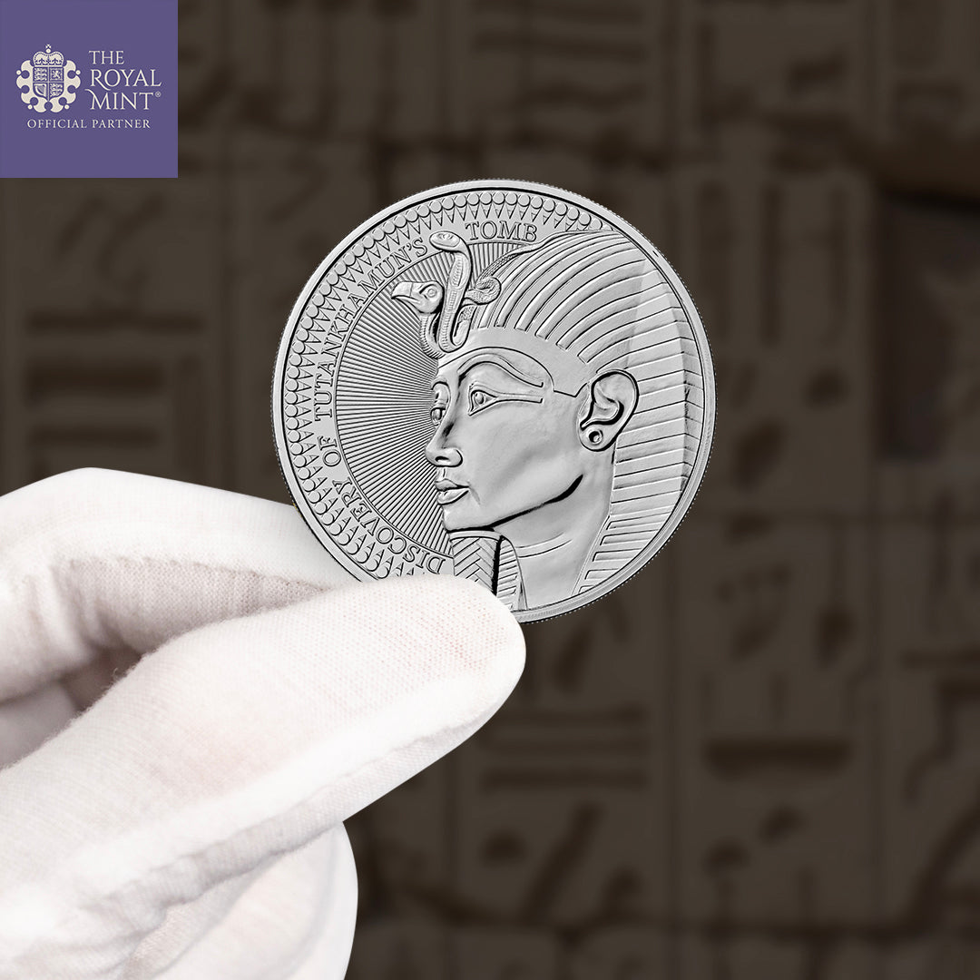 The 100th Anniversary of the  Discovery of Tutankhamuns Tomb 2022 Â£5 Brilliant Uncirculated Coin
