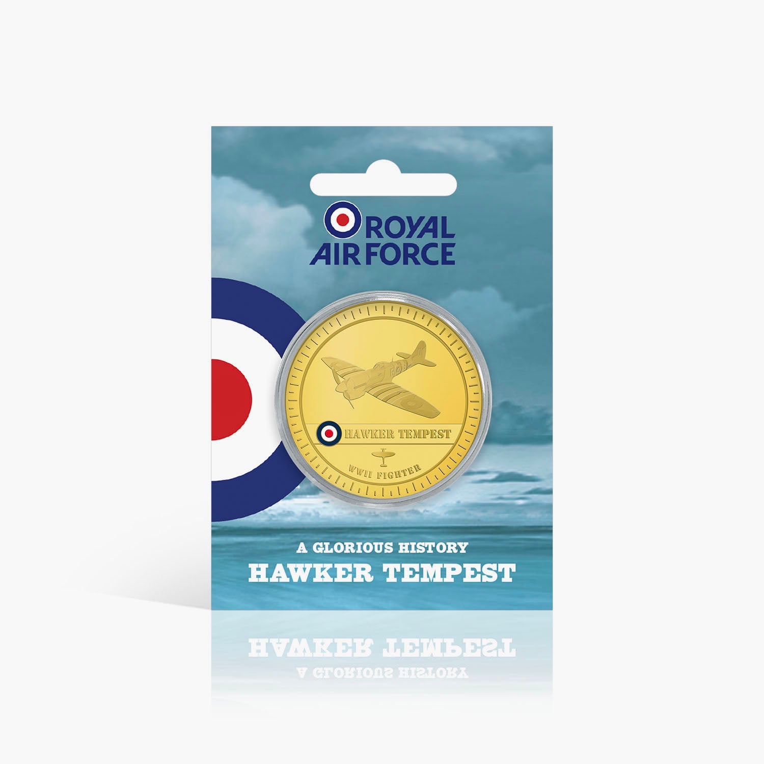 Hawker Tempest Glorious History Gold-Plated Commemorative