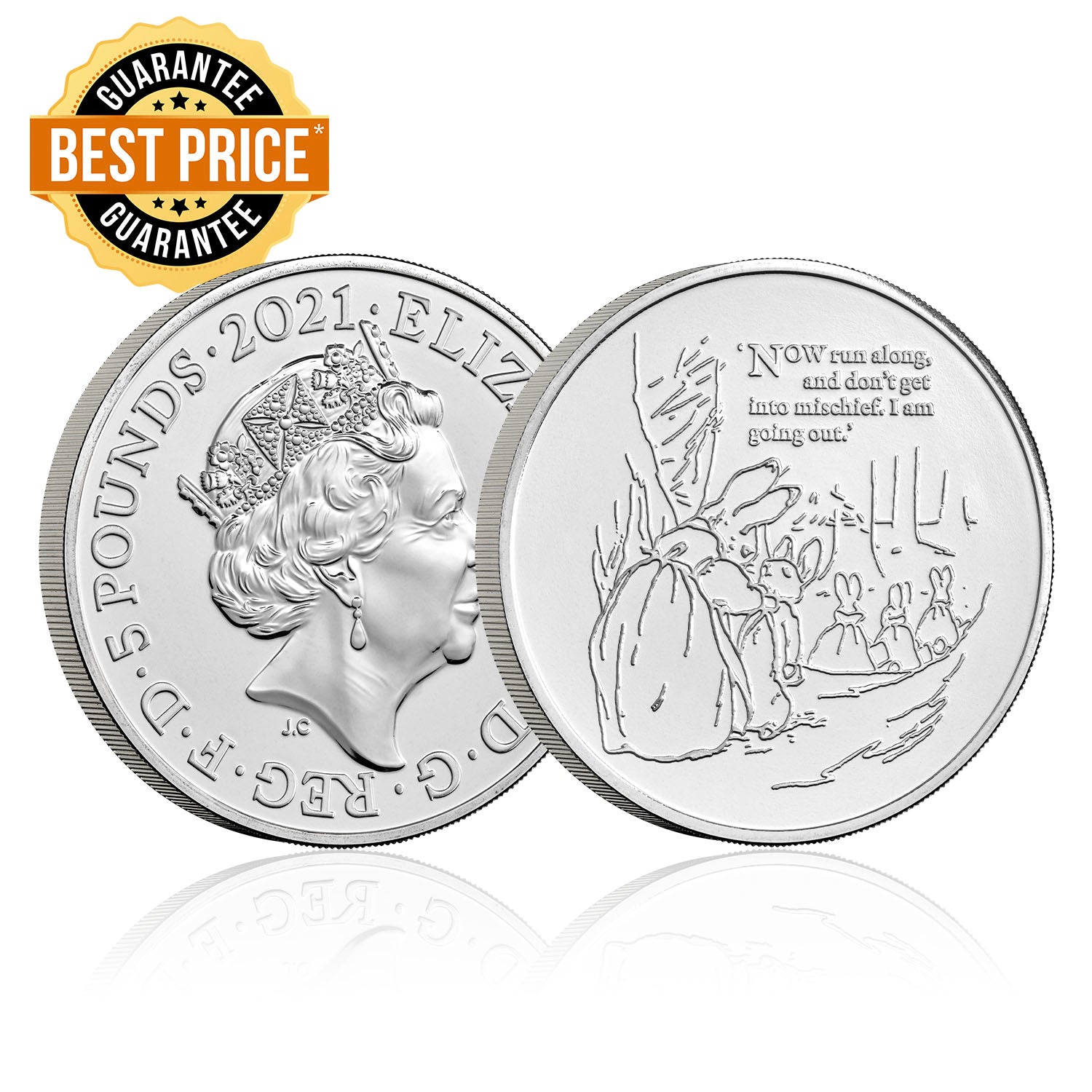 Peter Rabbit £5 2021 BU Coin