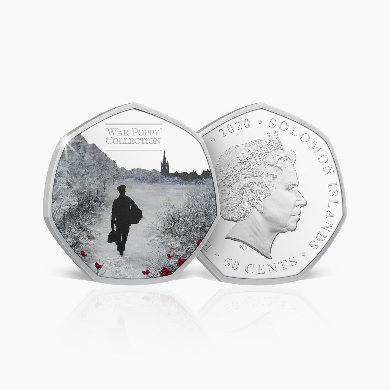 Keep The Home Fires Burning Silver Plated Coin