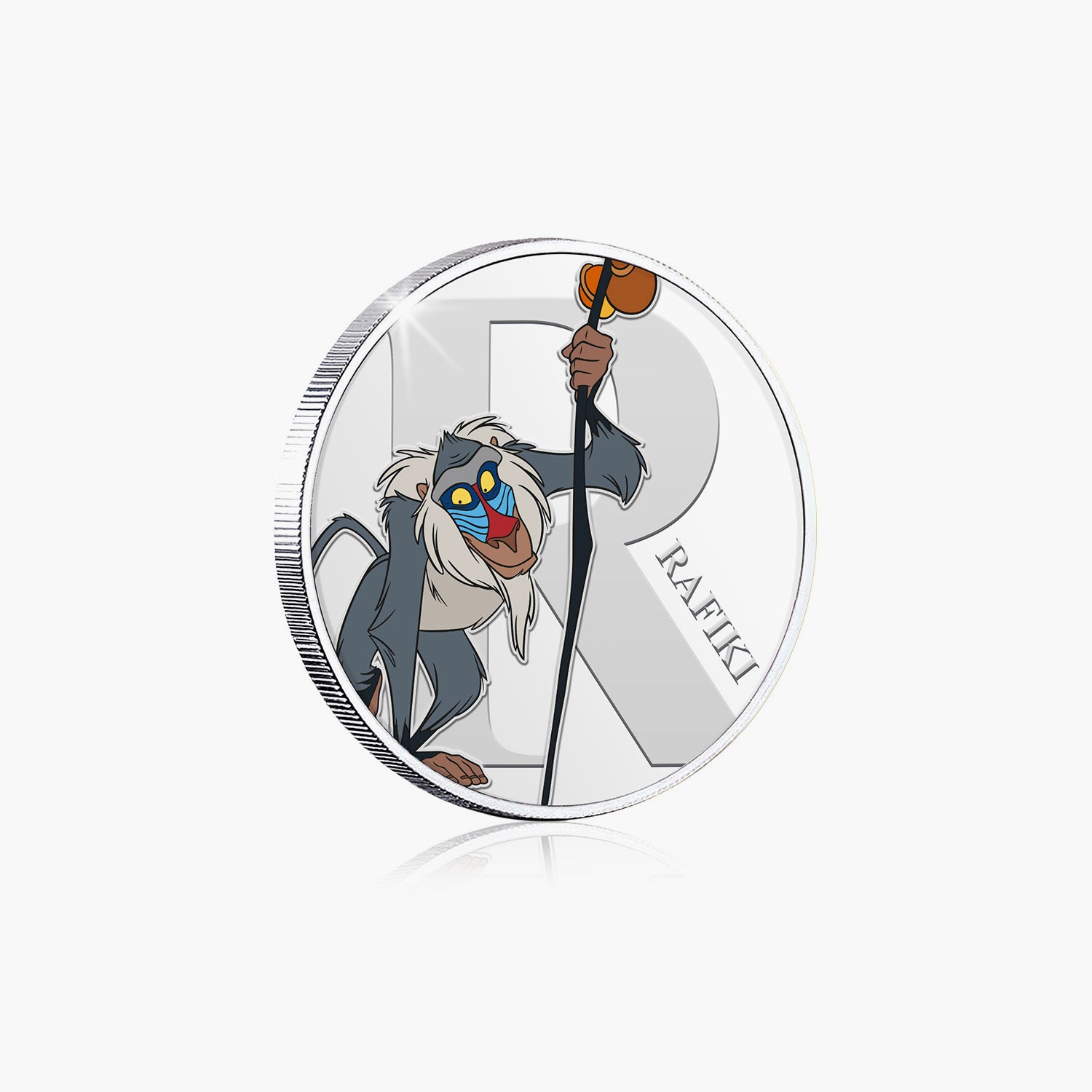R is for Rafiki Silver-Plated Full Colour Commemorative