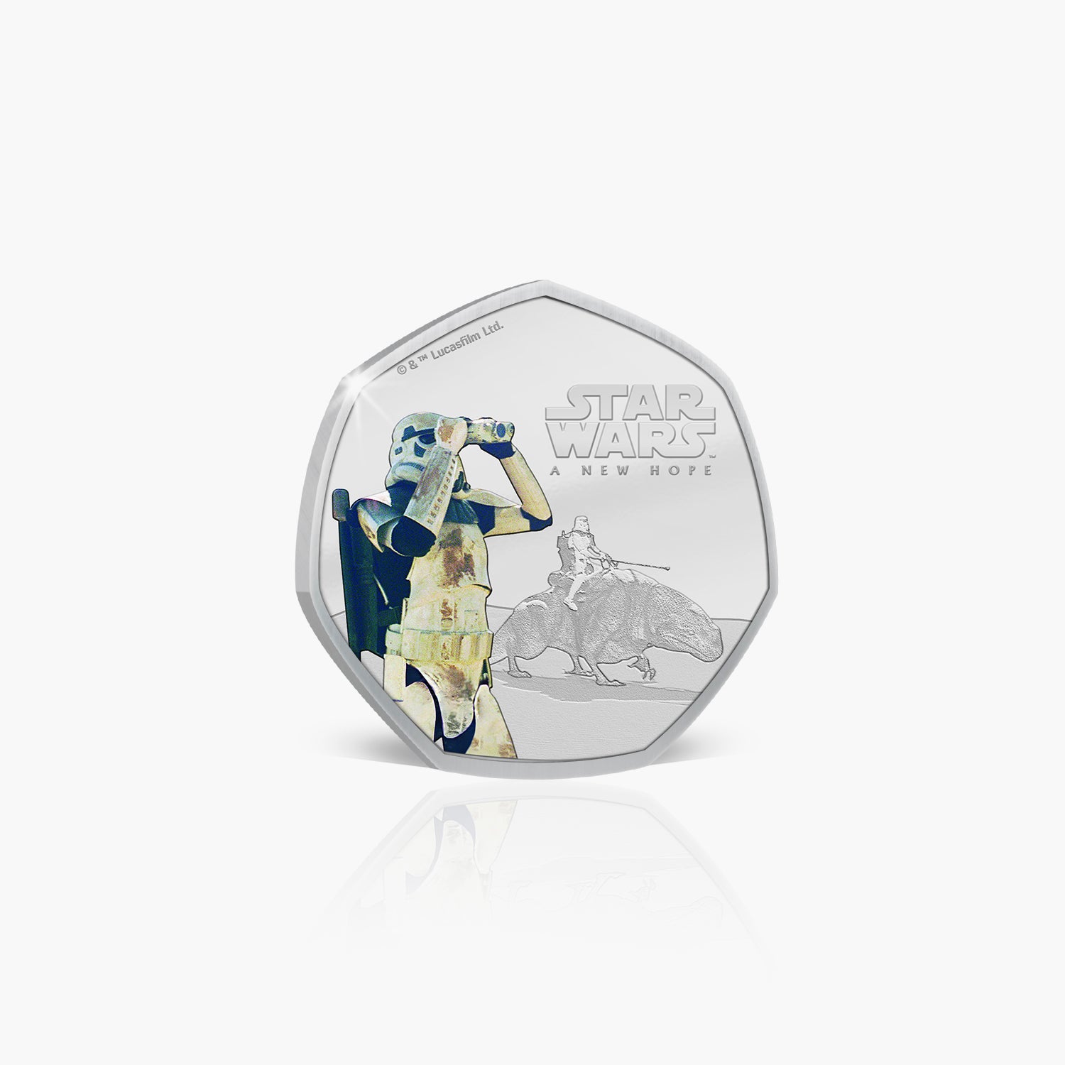 A New Hope - Look Sir, Droids Silver Plated Coin