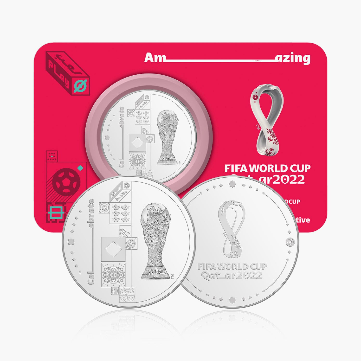 Coupe du Monde de la FIFA 2022‚ Commémorative 32 mm