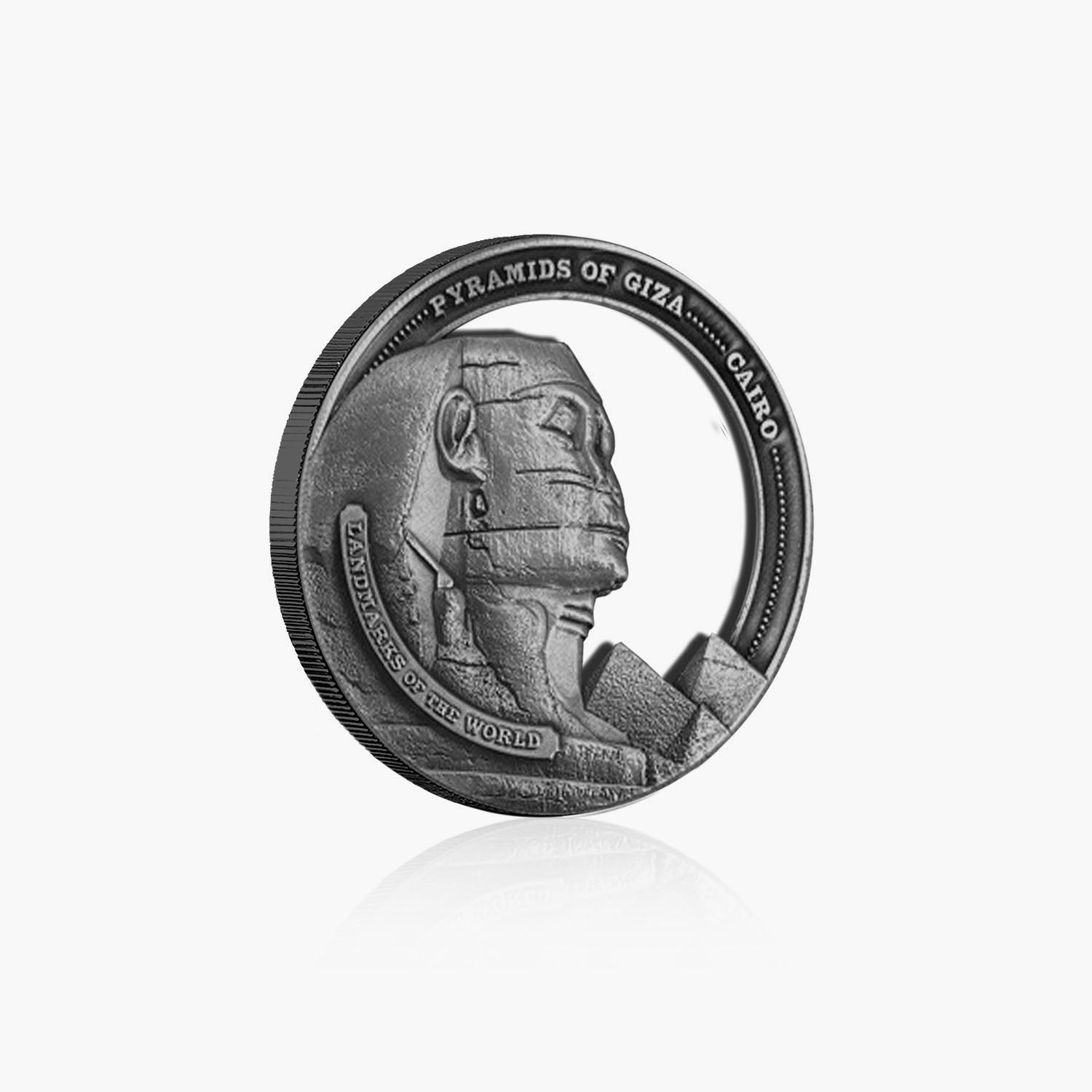 Landmarks of the World - Pyramids of Giza Coin