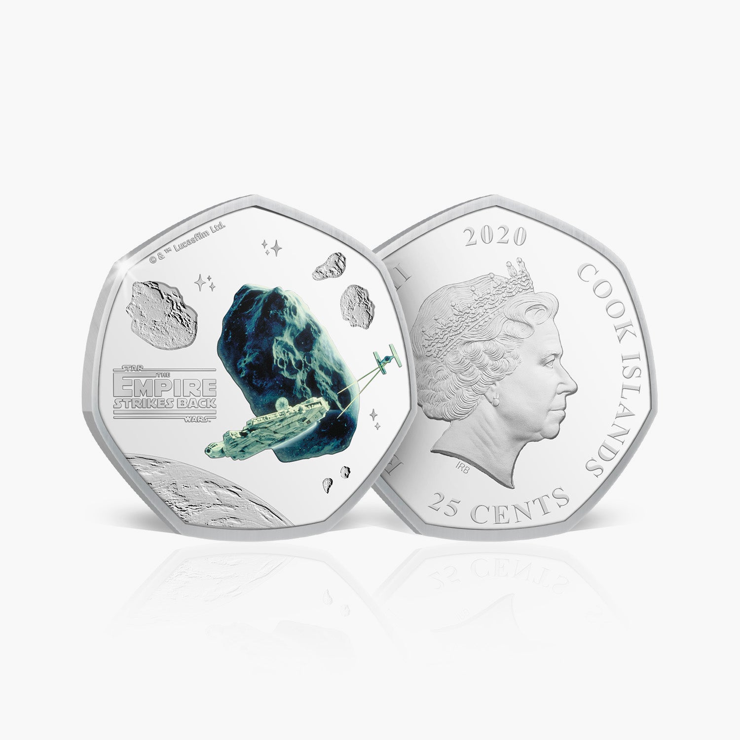 The Asteroid Field Silver Plated Coin