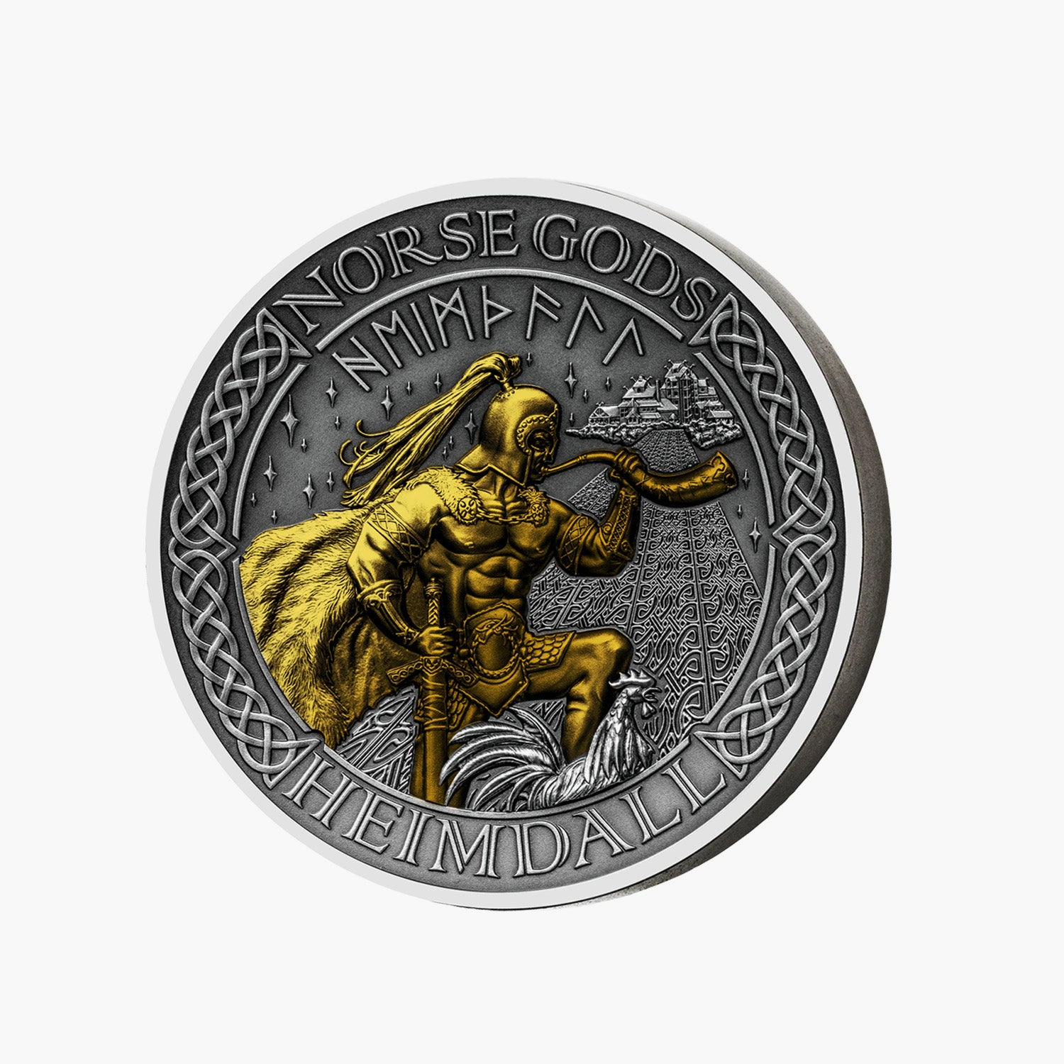 Norse God Heimdall 2oz Silver Coin
