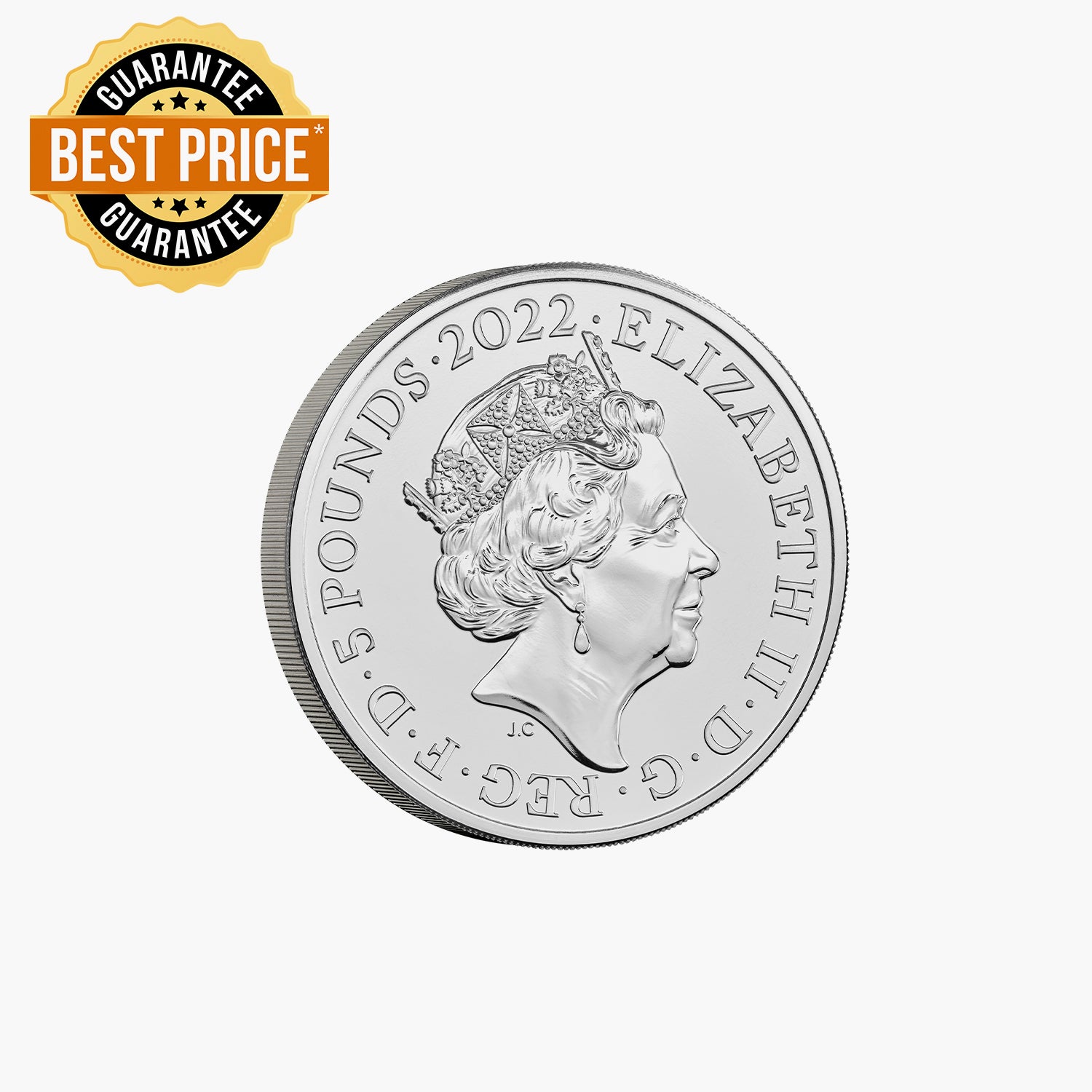 The Official Queens Reign Commonwealth 2022 UK £5 BU Coin