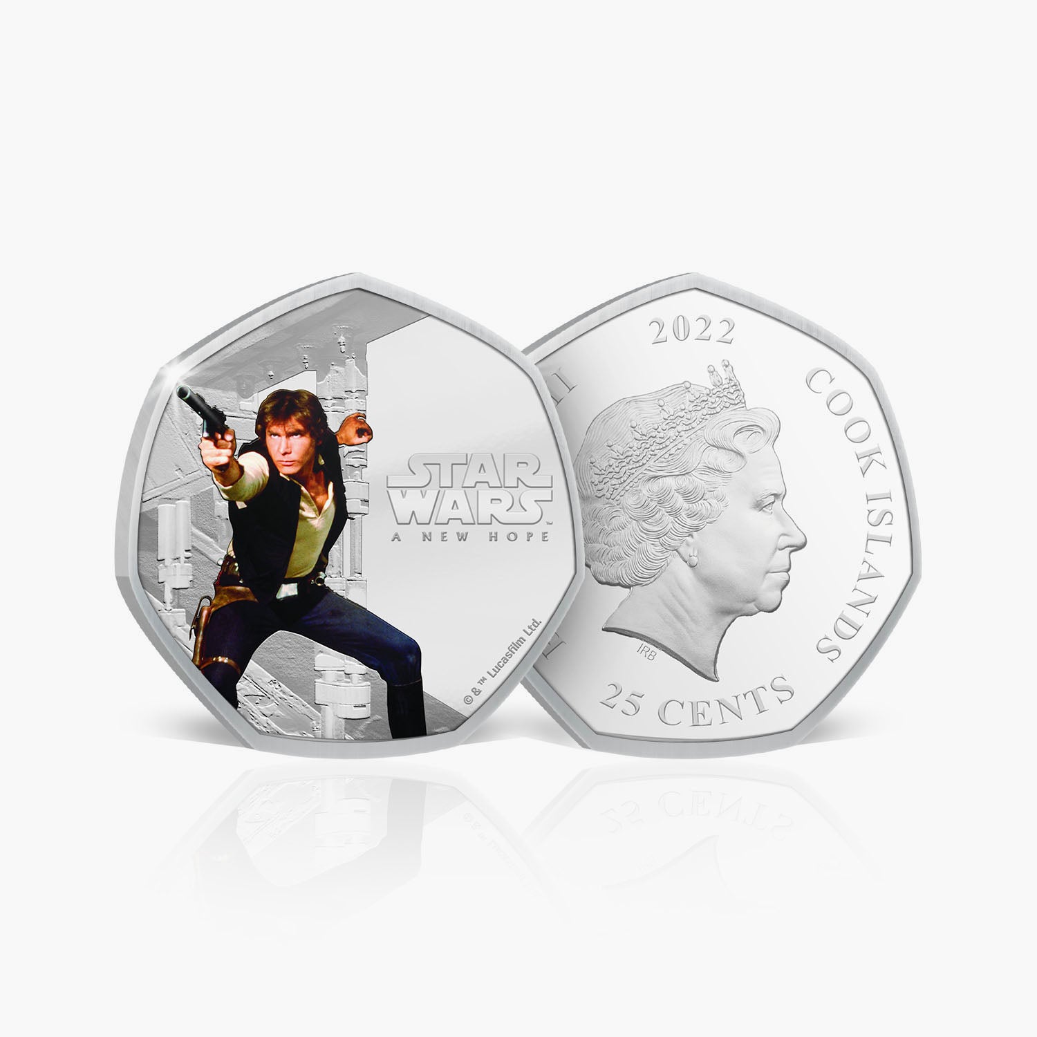 A New Hope - Han Solo Silver Plated Coin