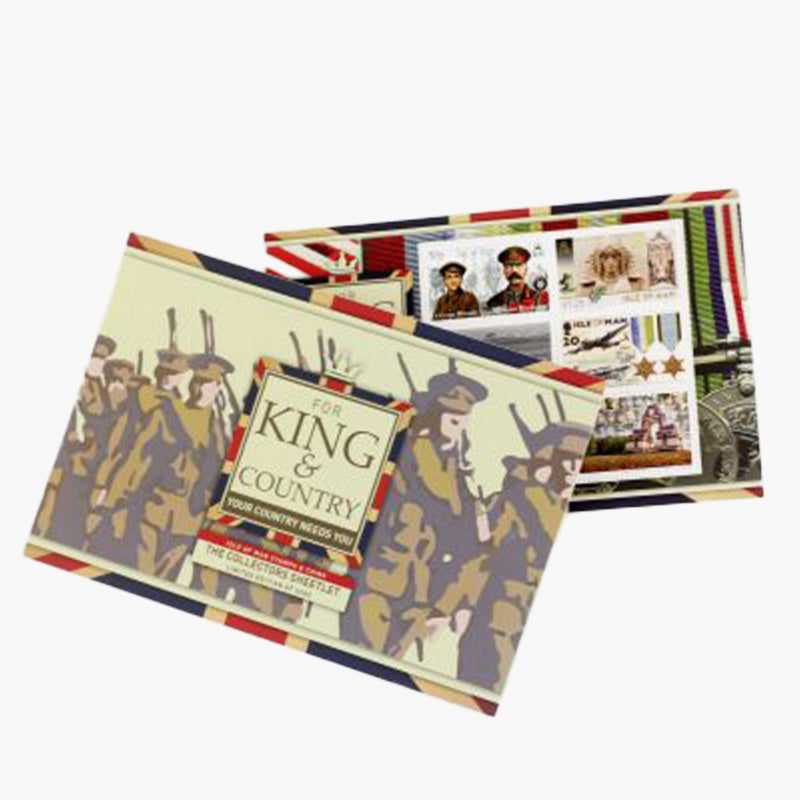 Pour le jeu de timbres militaires King &amp; Country