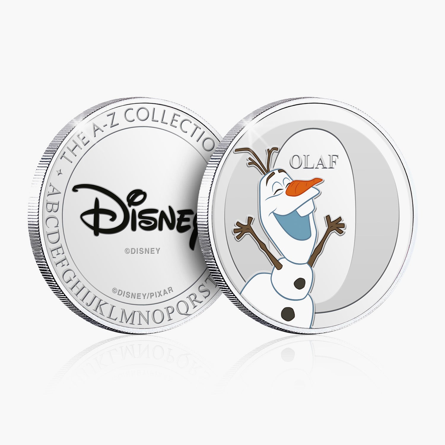 O is for Olaf Silver-Plated Full Colour Commemorative