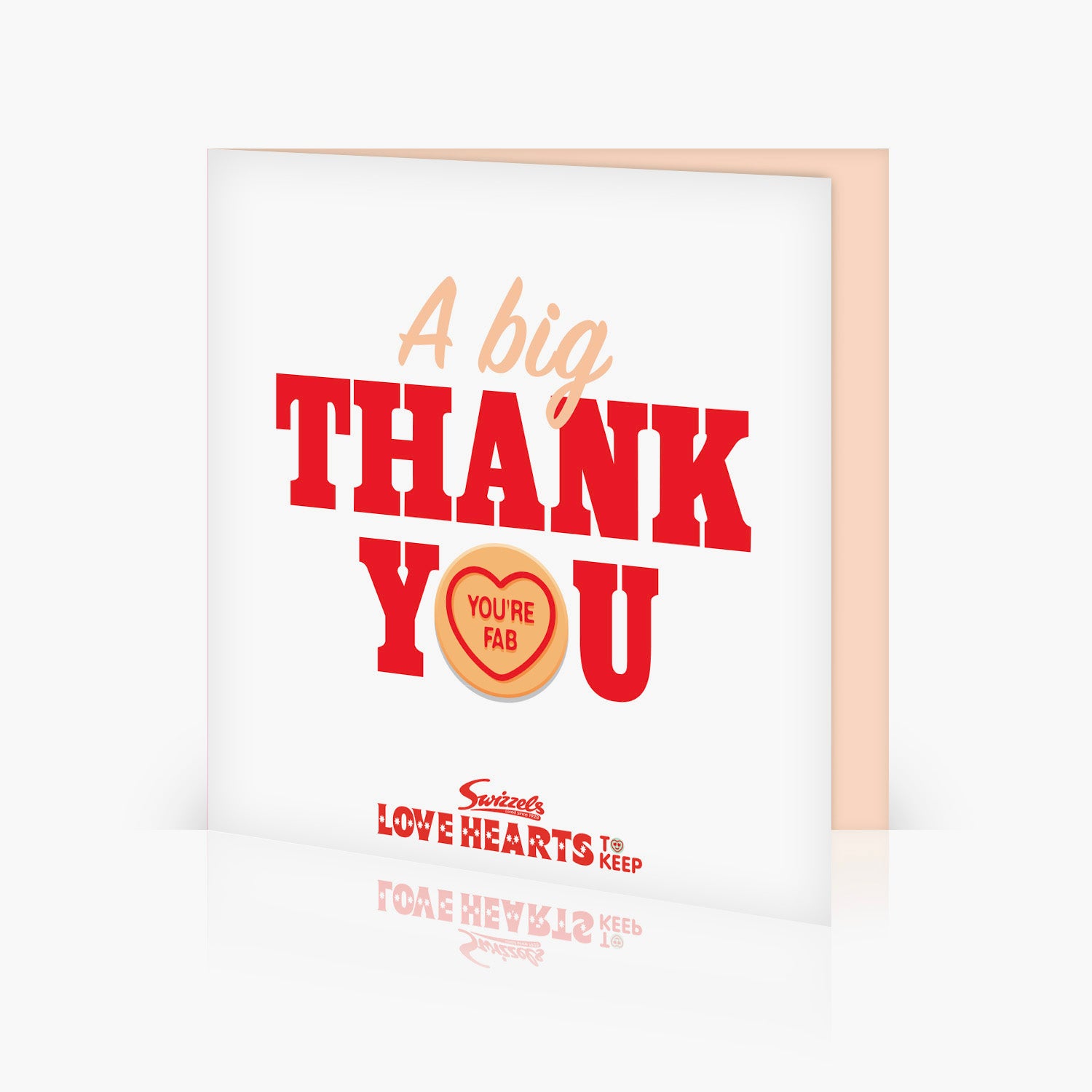 Thank You Love Heart Card