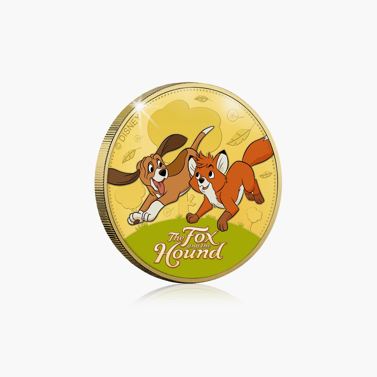 The Fox And The Hound Commemorative - Gold Plated