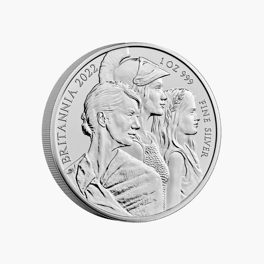 The Britannia 2022 UK 1oz Silver Brillant Uncirculated Unique Coin
