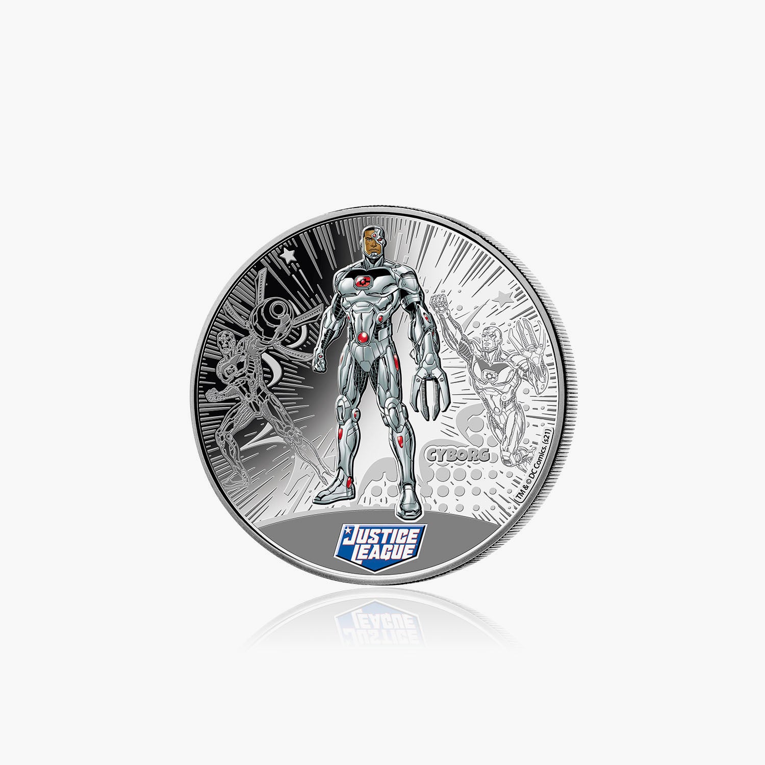 Justice League - Cyborg 1/2oz Silver Coin