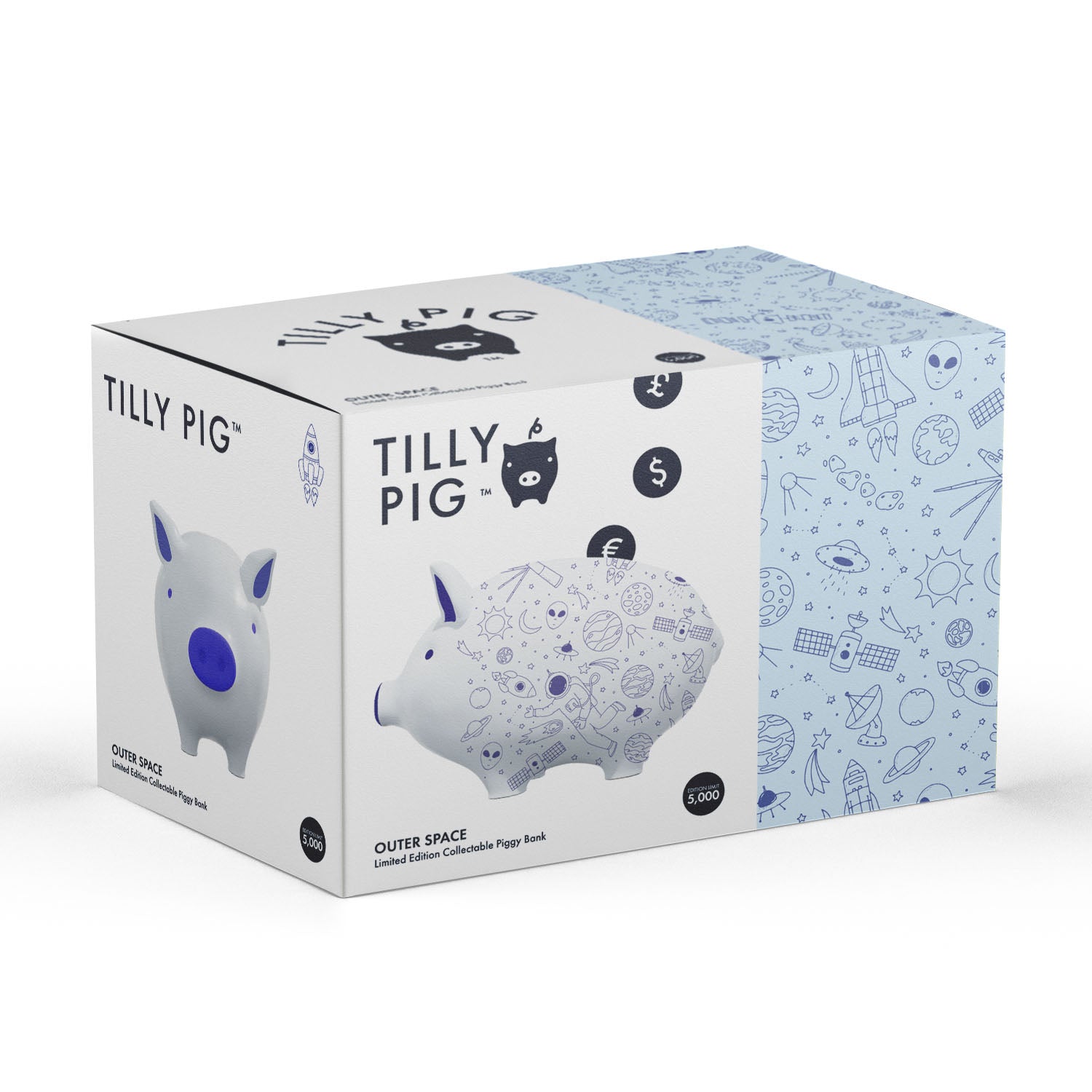 Tilly Pig - Tirelire de l'espace extra-atmosphérique
