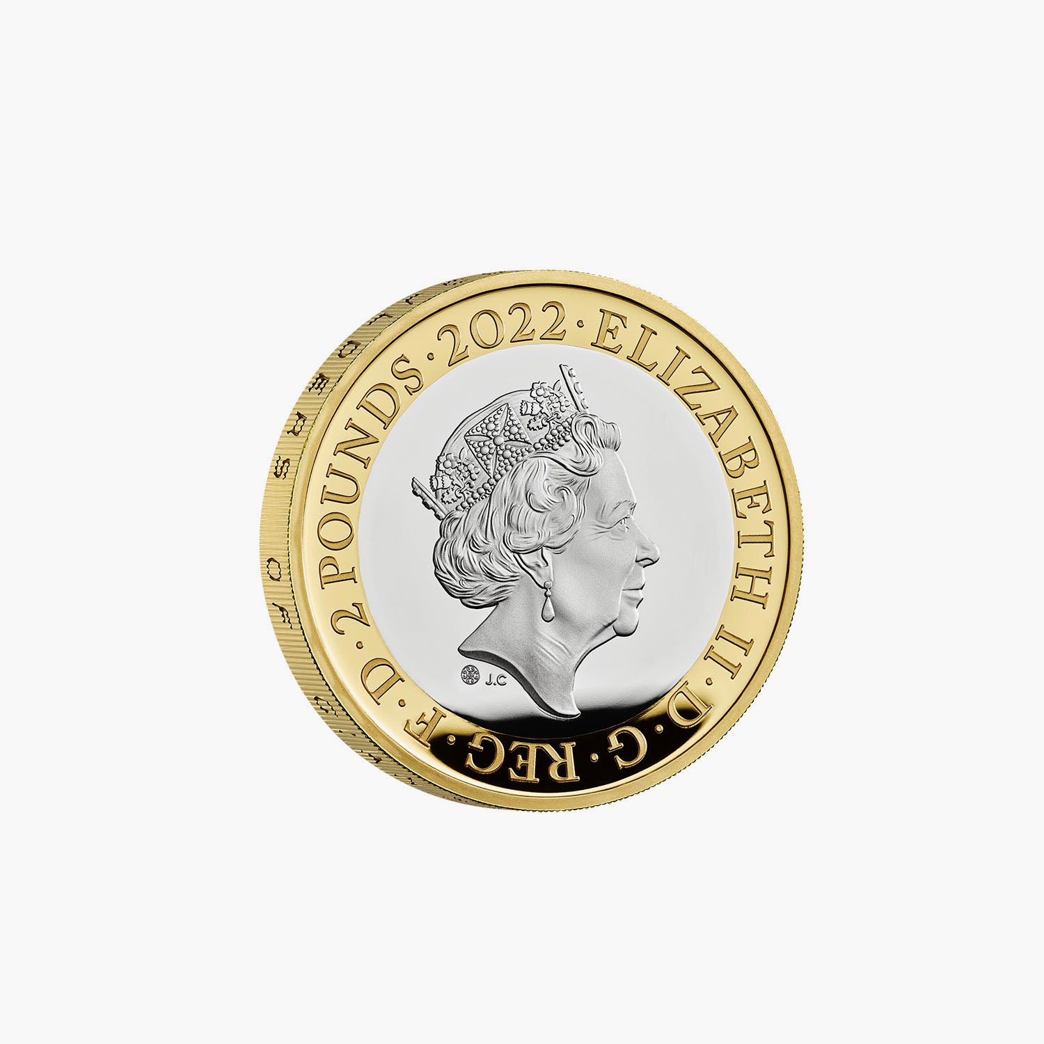Célébration des 25 ans de la pièce de 2 £ en argent de qualité épreuve numismatique britannique de 2 £ 2022