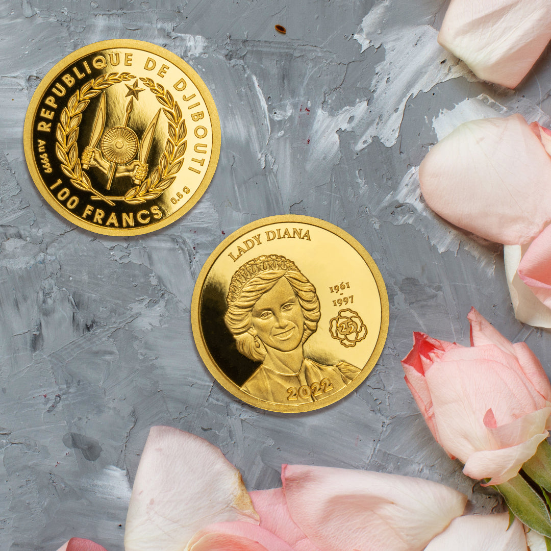 25 周年記念ダイアナ妃 2022 ゴールド コイン