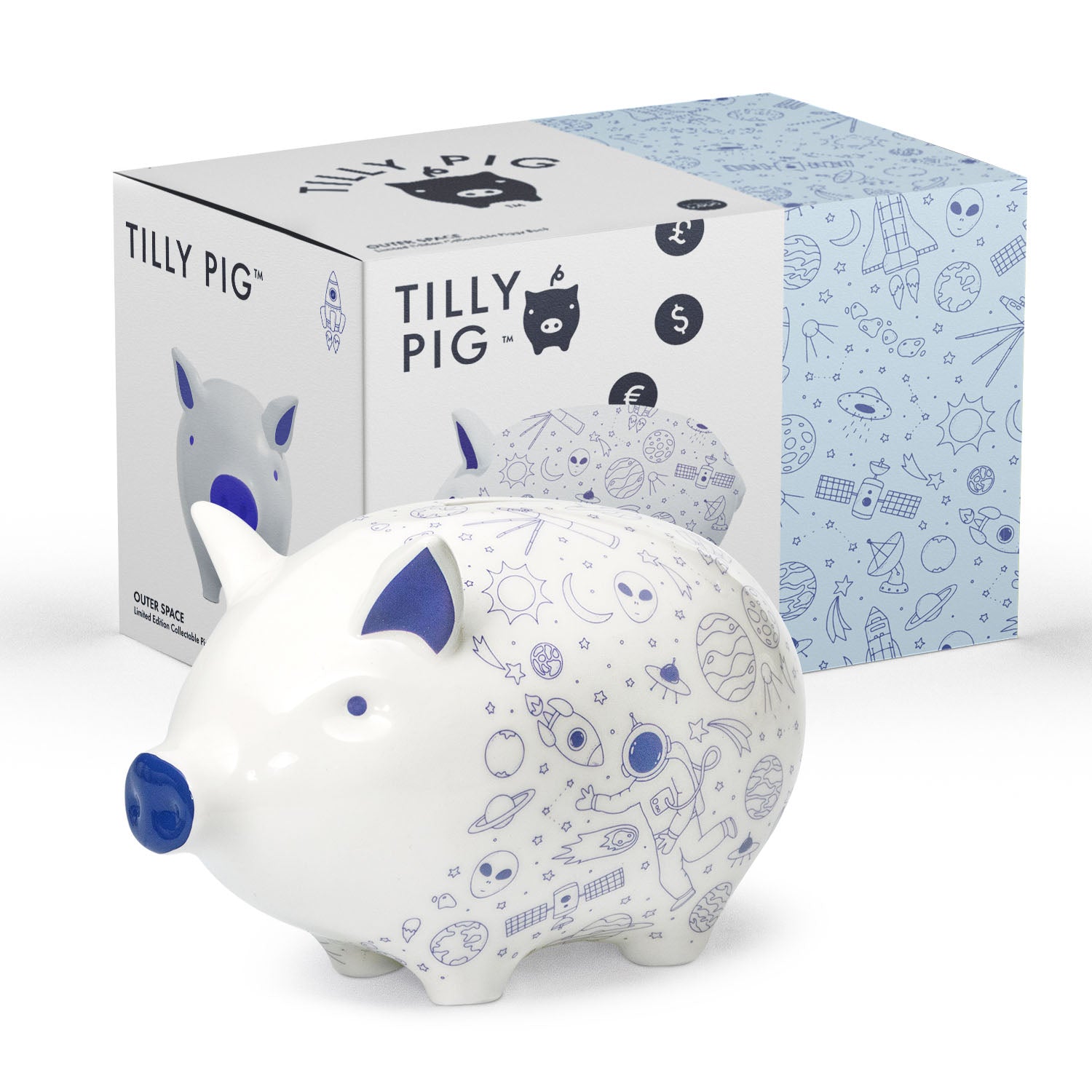 Tilly Pig - Tirelire de l'espace extra-atmosphérique