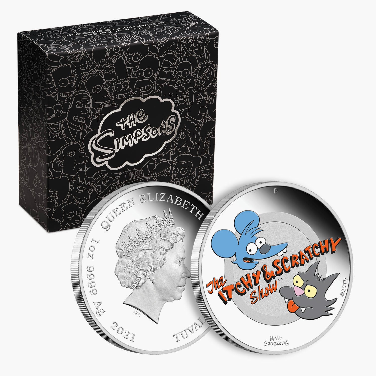 Itchy and Scratchy 1oz Silver Coin