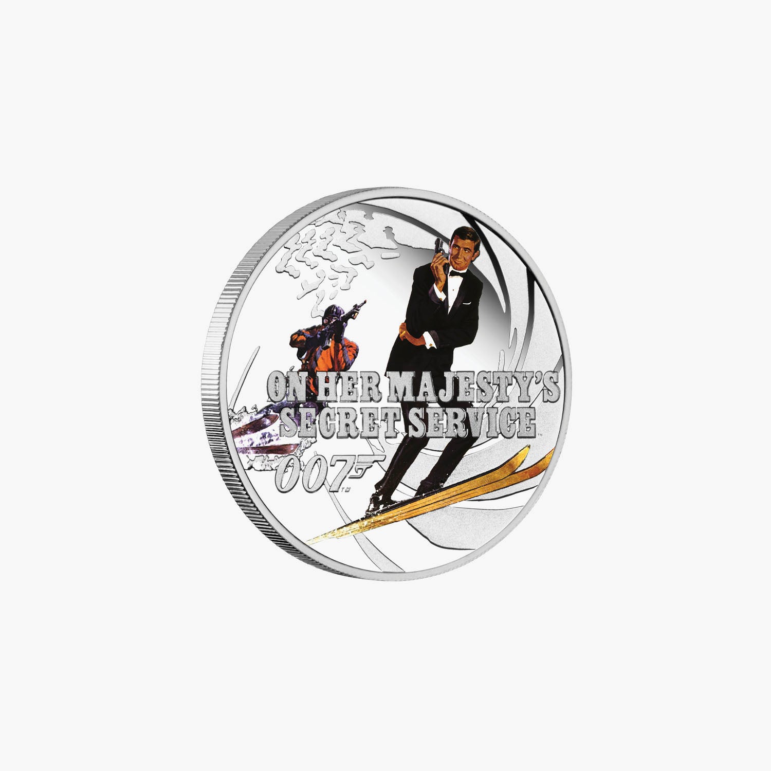 James Bond - On Her Majesty's Secret Service Solid Silver Movie Coin