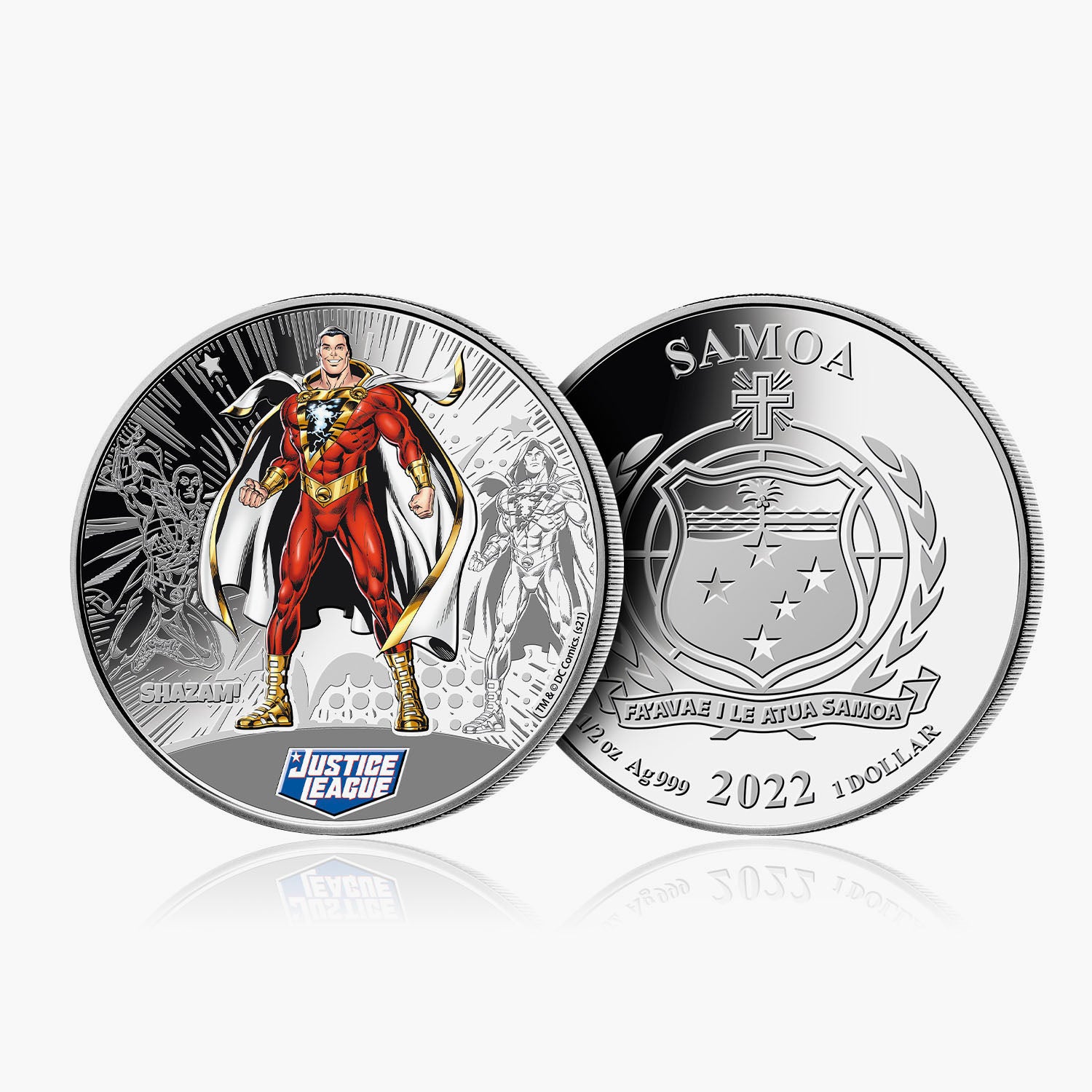 Justice League - Shazam 1/2oz Silver Coin