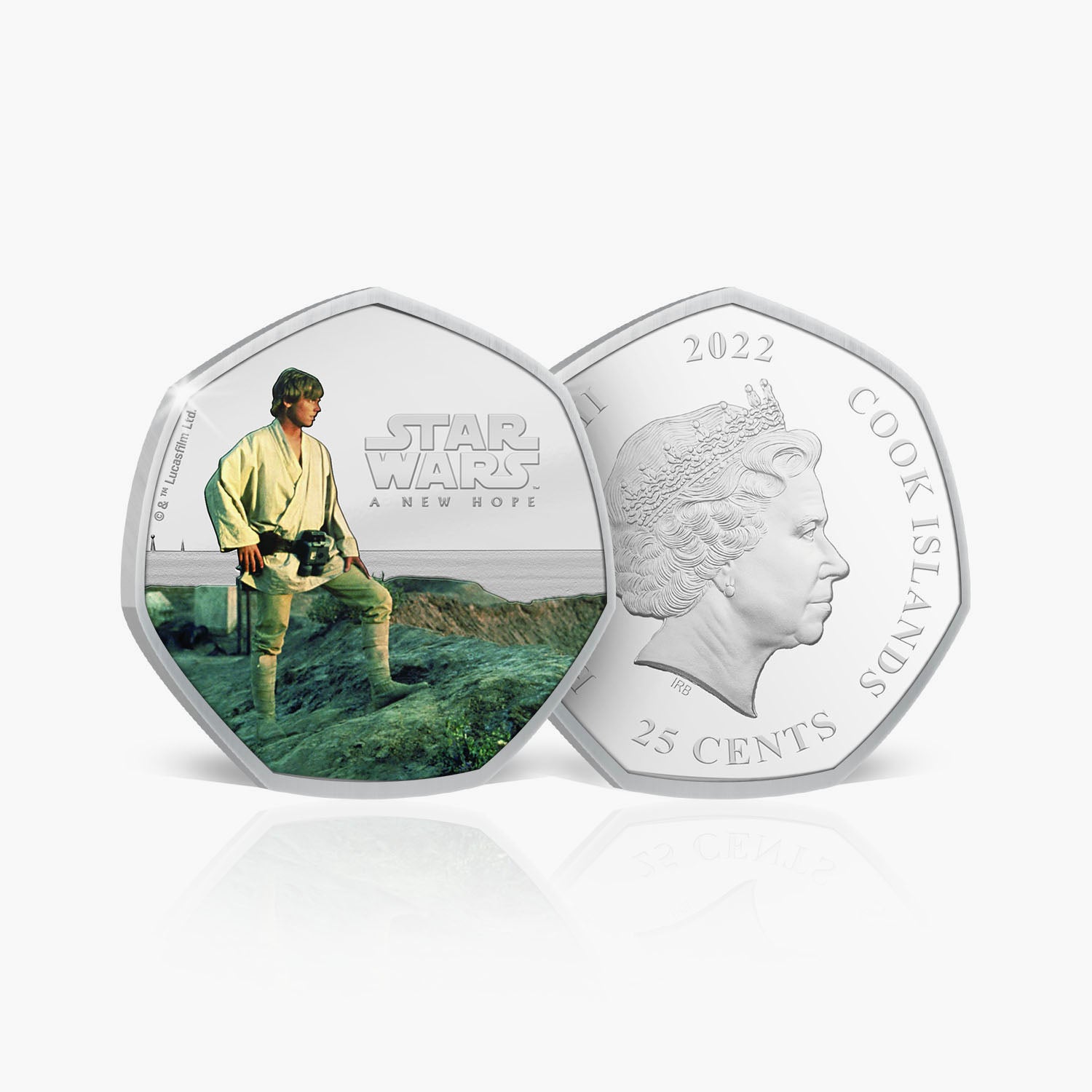 A New Hope - Tatooine Silver Plated Coin