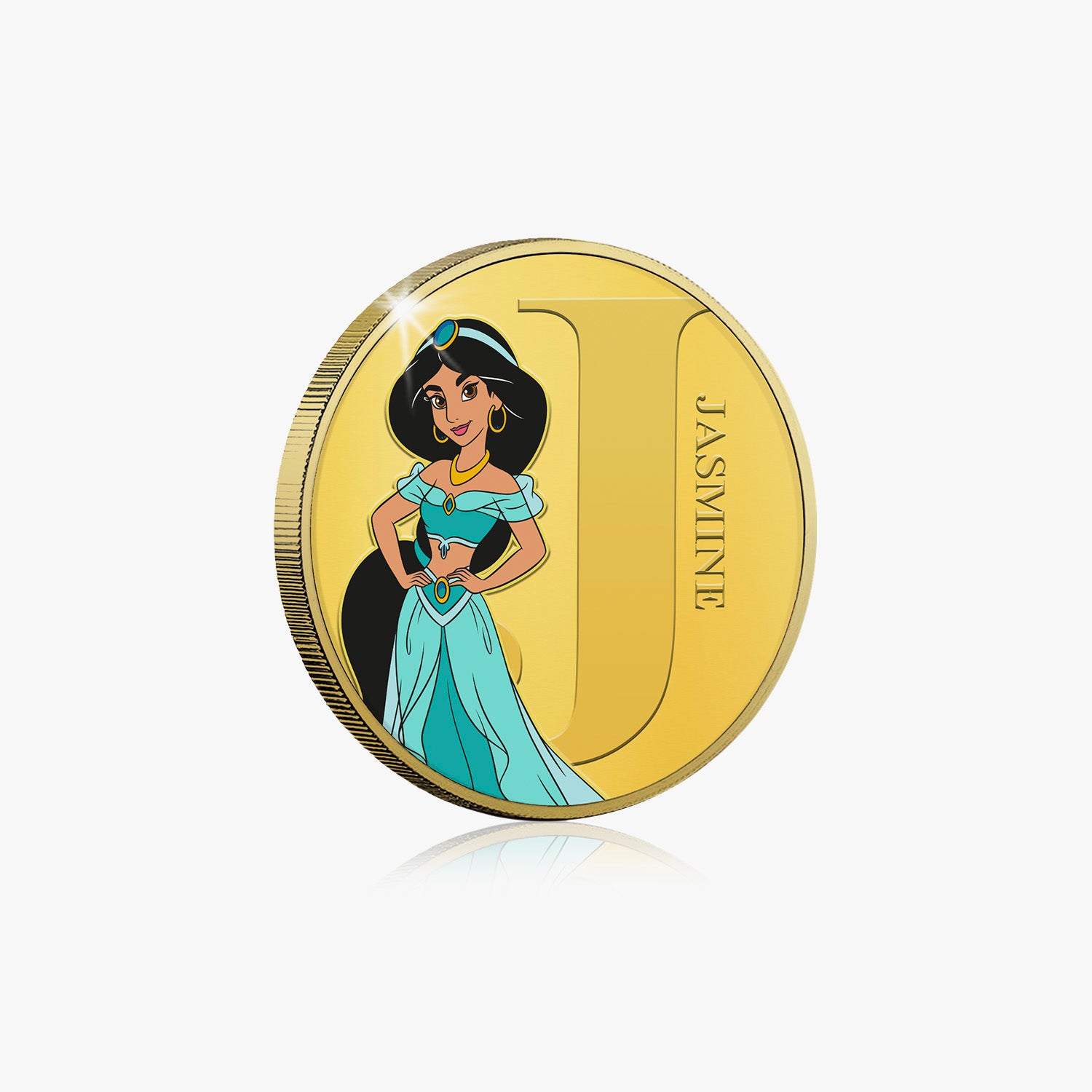 J Is For Jasmine Gold-Plated Full Colour Commemorative