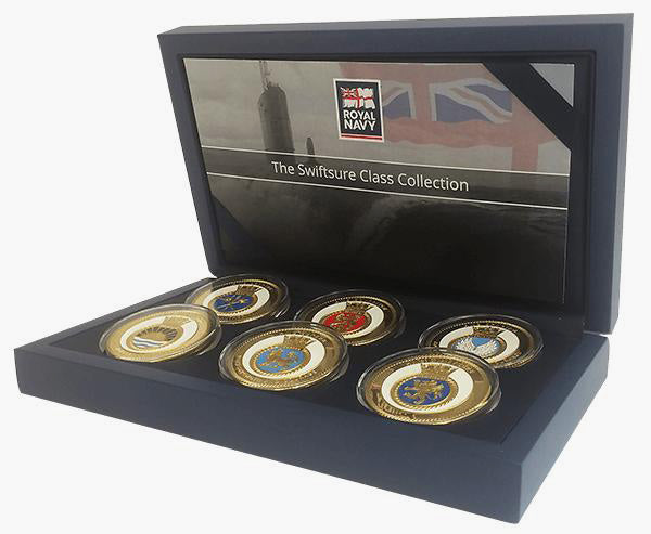 Swiftsure Class Submarine Gold-Plated Commemorative Boxset