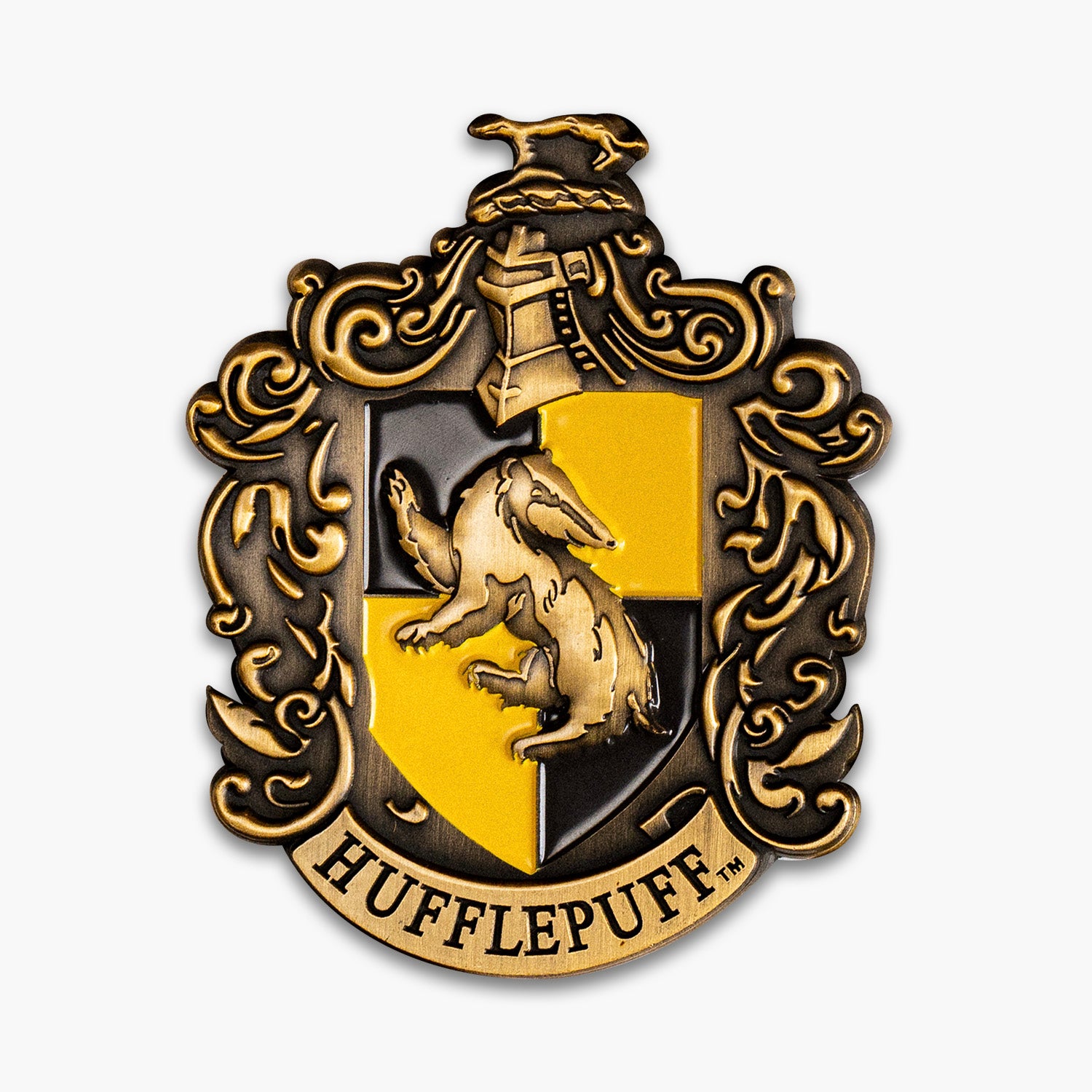 The Official Harry Potter Hufflepuff House Crest Shaped Coin