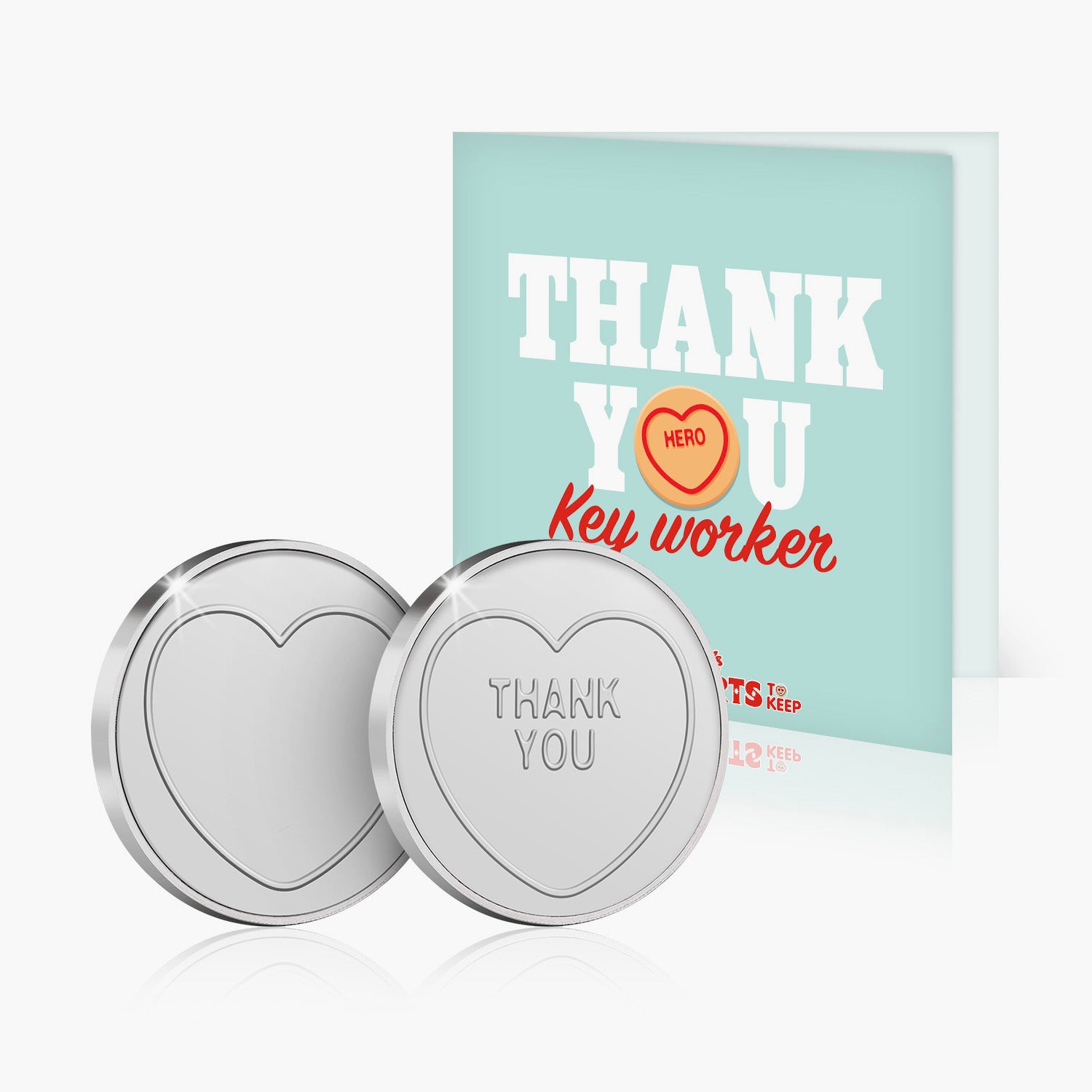 Key Worker Love Heart Card
