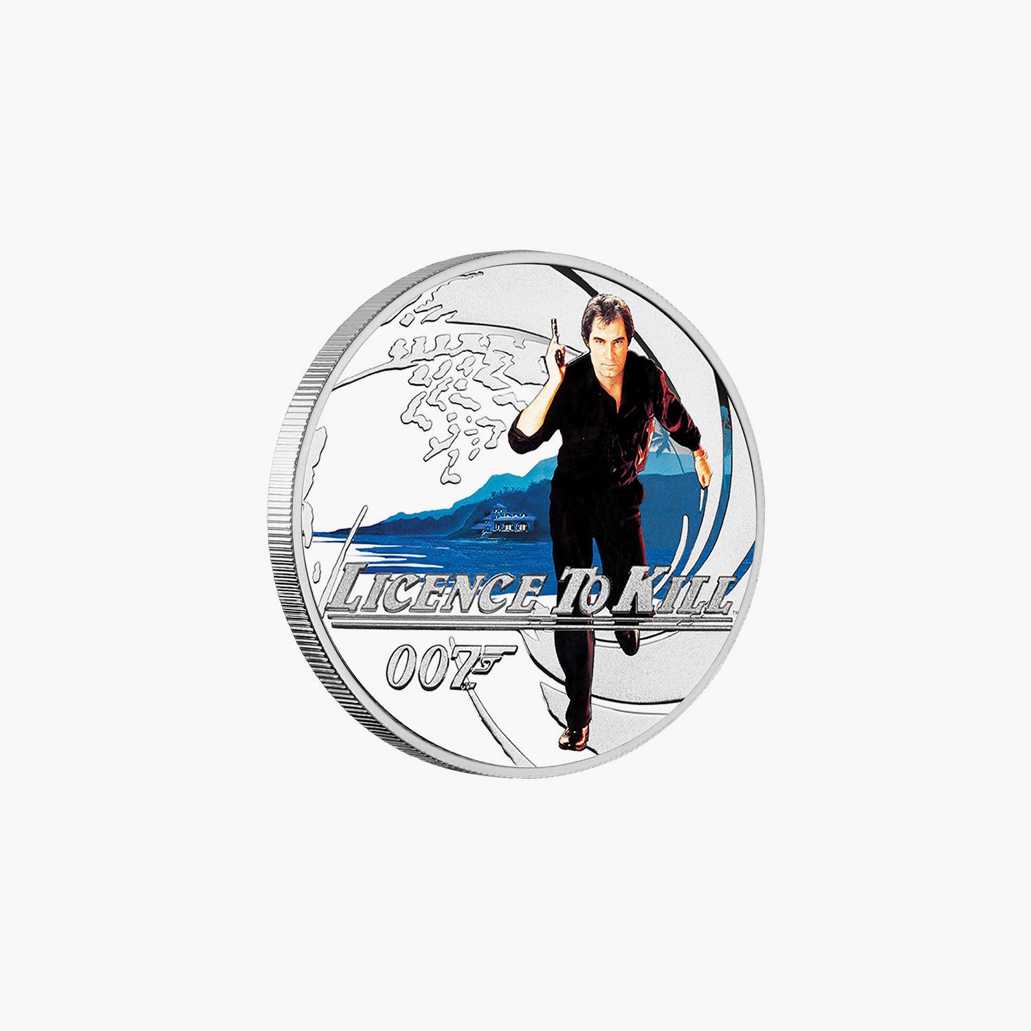 James Bond - License to Kill Solid Silver Movie Coin