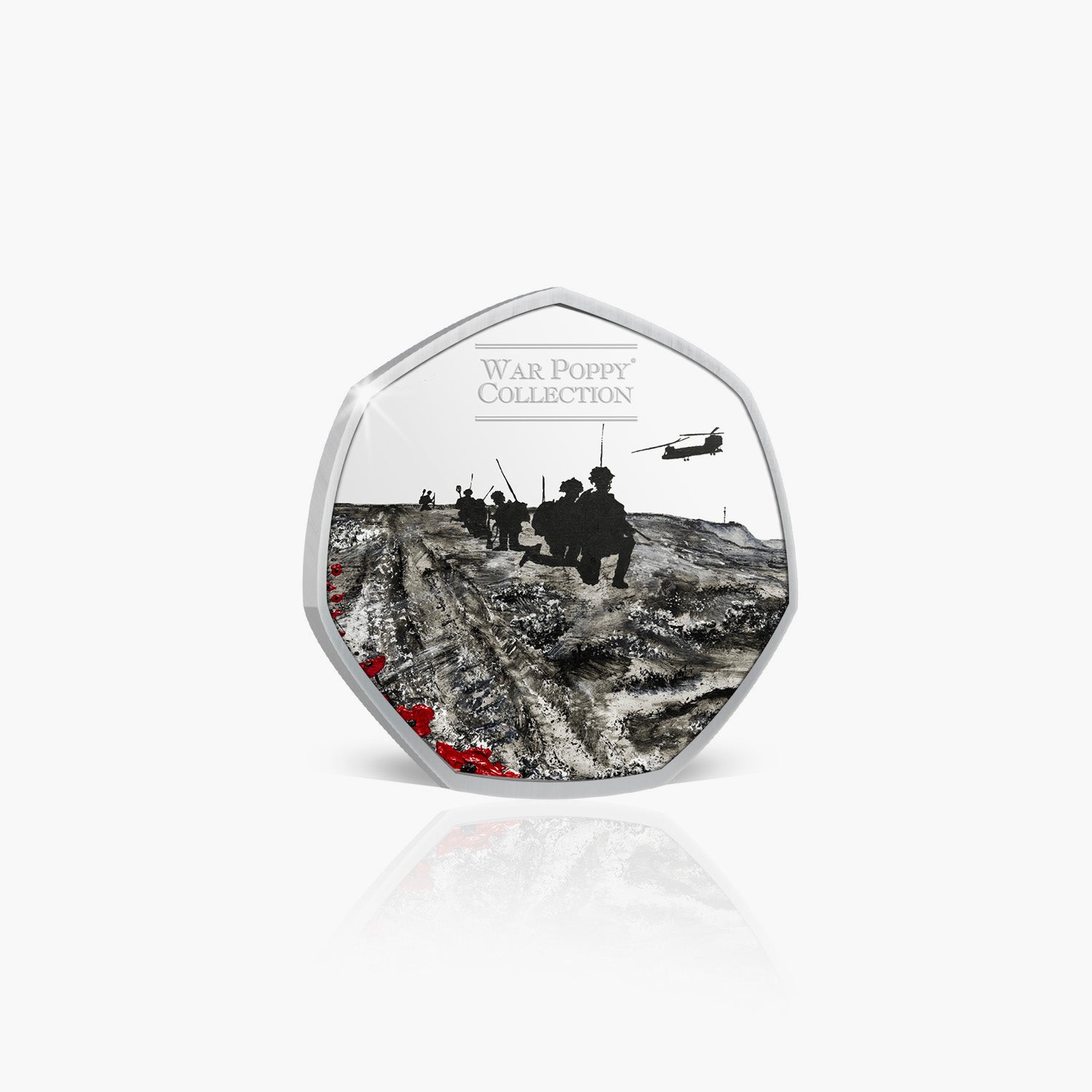 Medic On The Mountain Silver Plated Coin