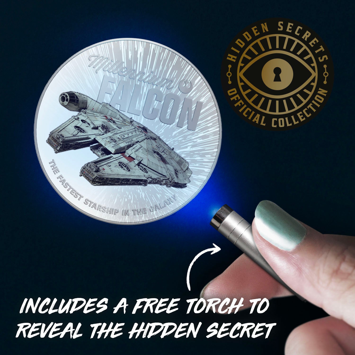The Hidden Secret Official Star Wars Millennium Falcon Commemorative