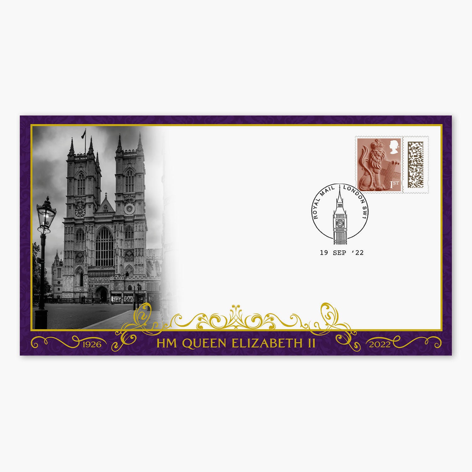 The State Funeral 19th September Last day Cover Stamps