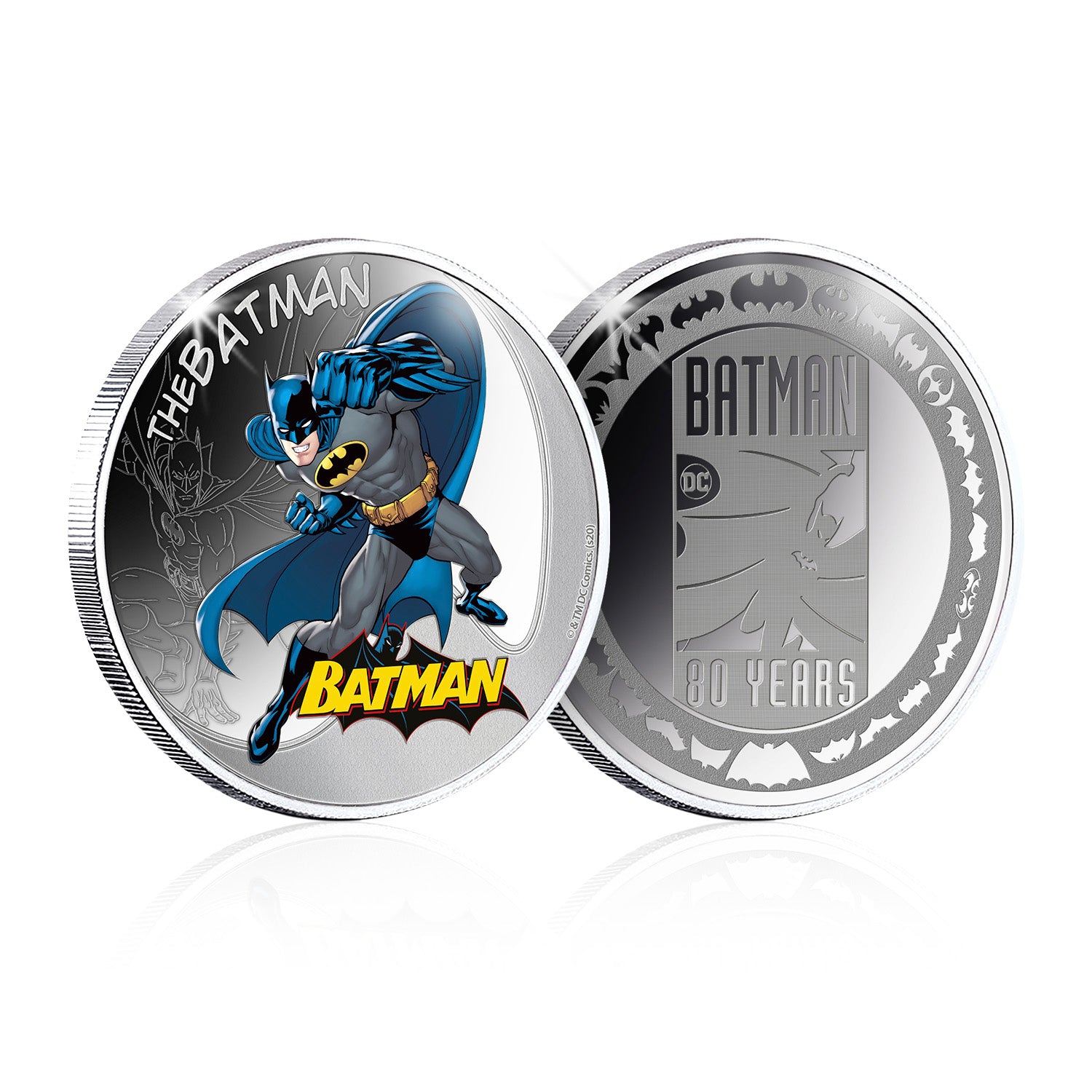 Batman Punch Silver-Plated Commemorative