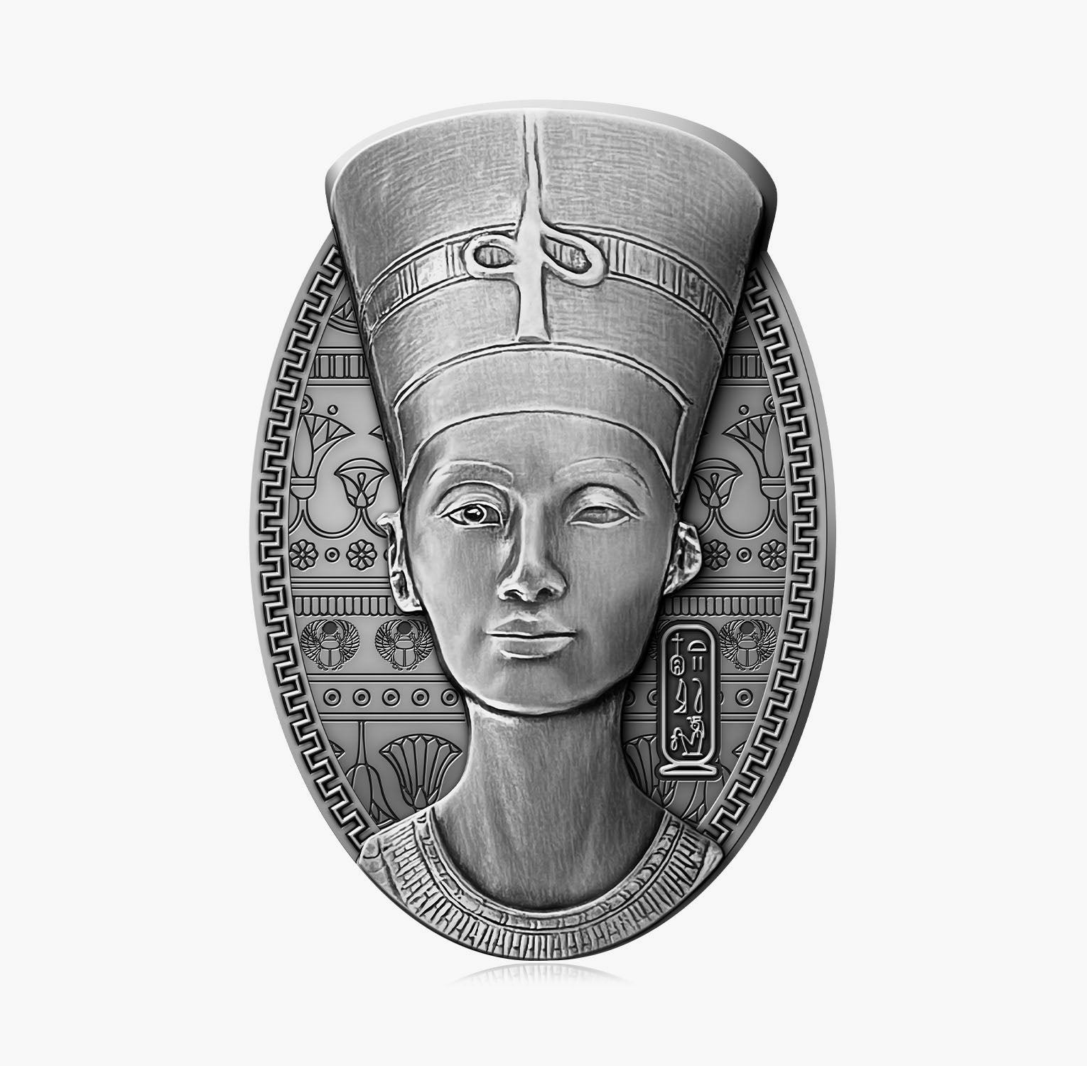 Nefertiti 3D 3oz Silver 2023 Coin