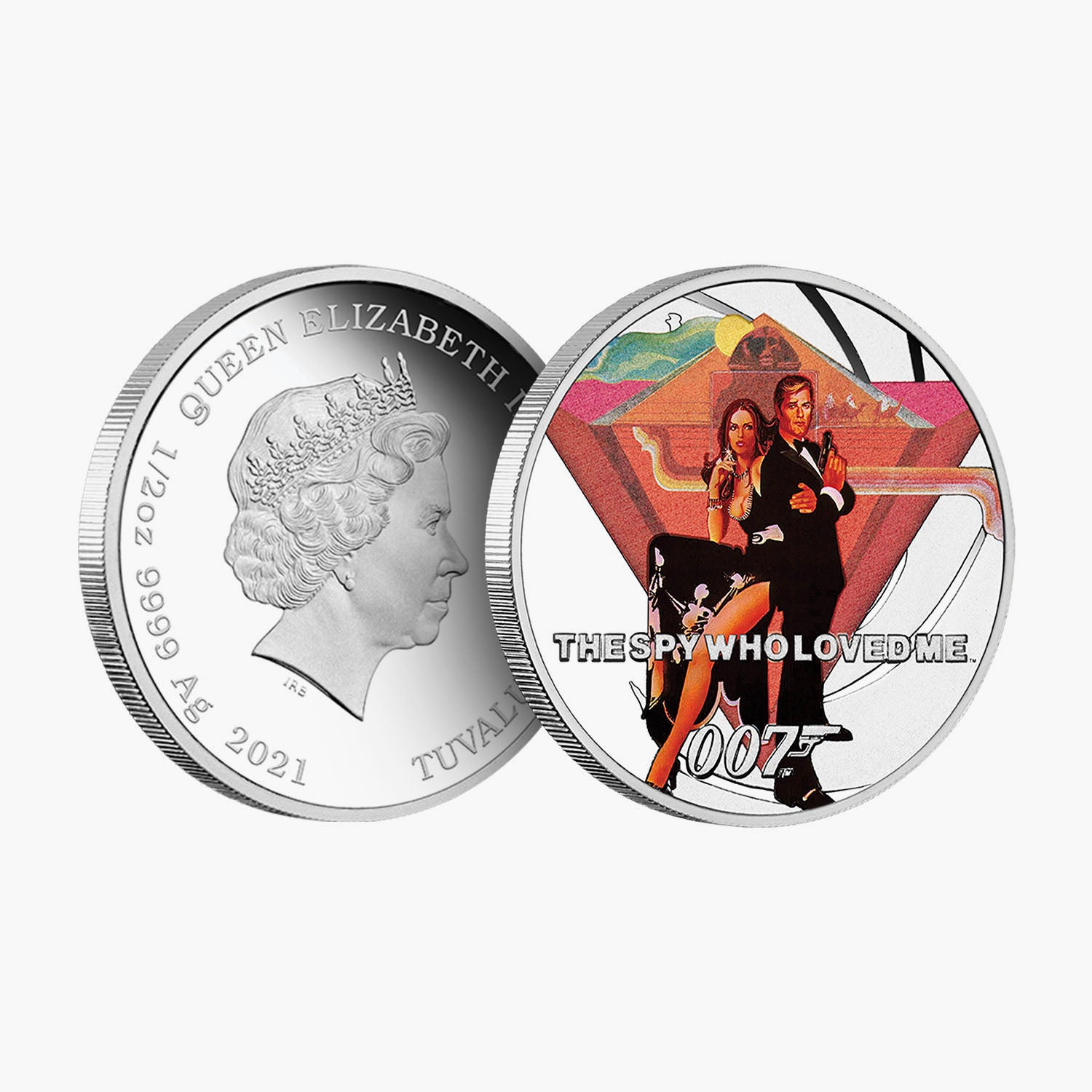 James Bond - The Spy Who Loved Me Solid Silver Movie Coin