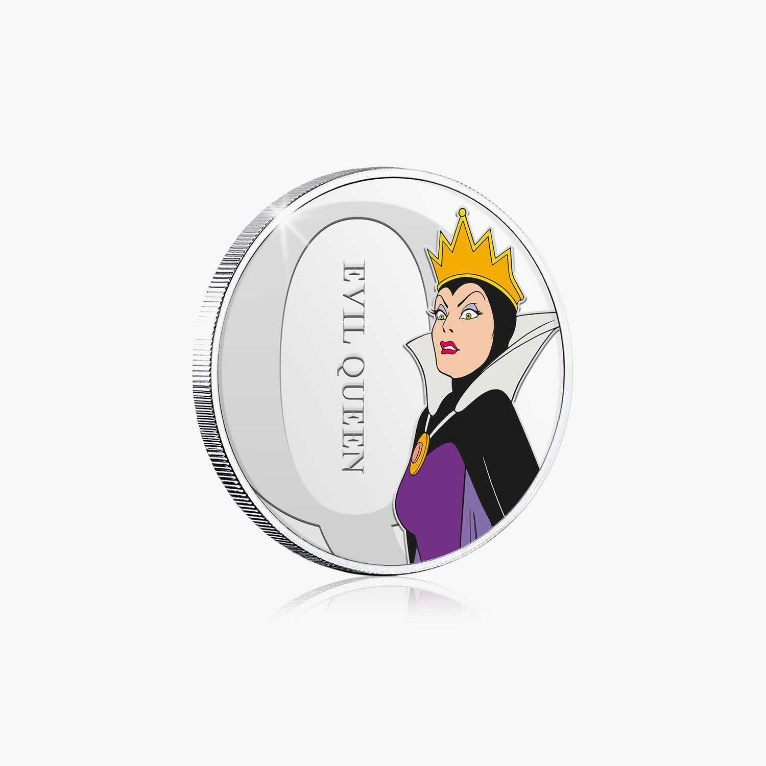 Q is for Evil Queen Silver-Plated Full Colour Commemorative