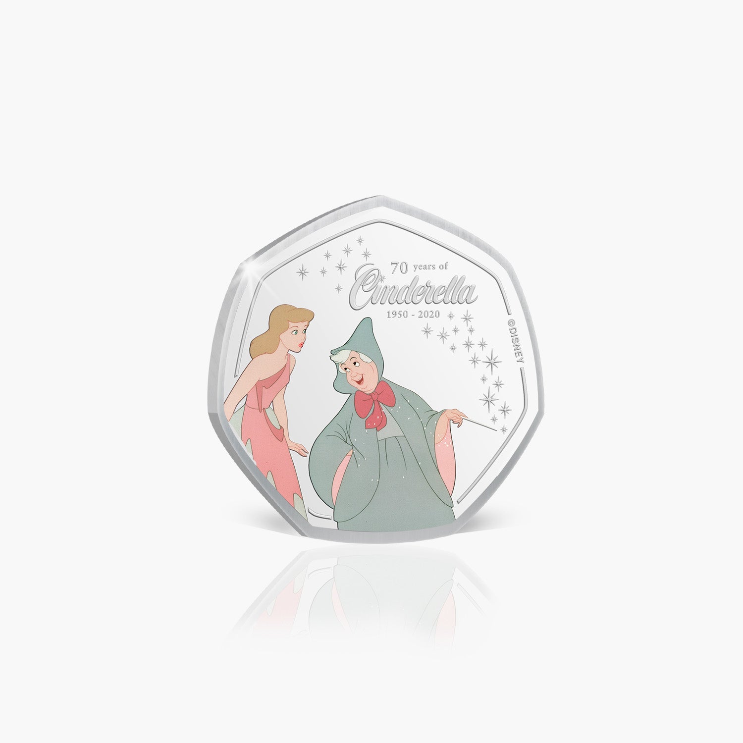 Fairy Godmother Silver Plated Coin