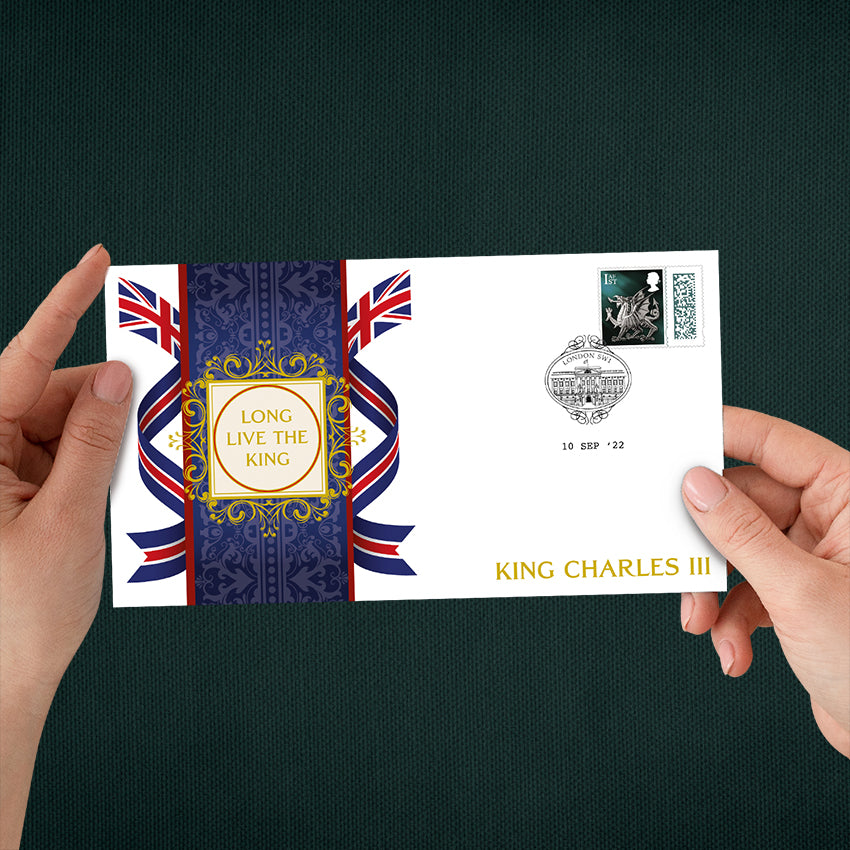 Roi Charles III - Timbre Enveloppe Premier Jour