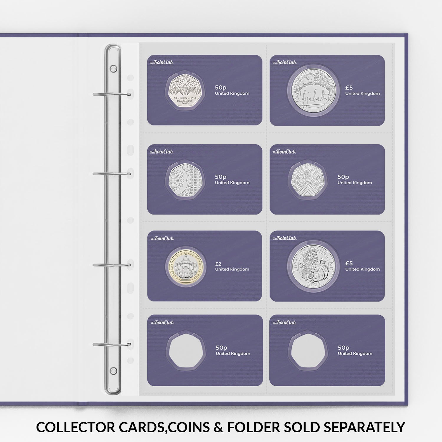 UK Coin Collection Premium Storage Folder