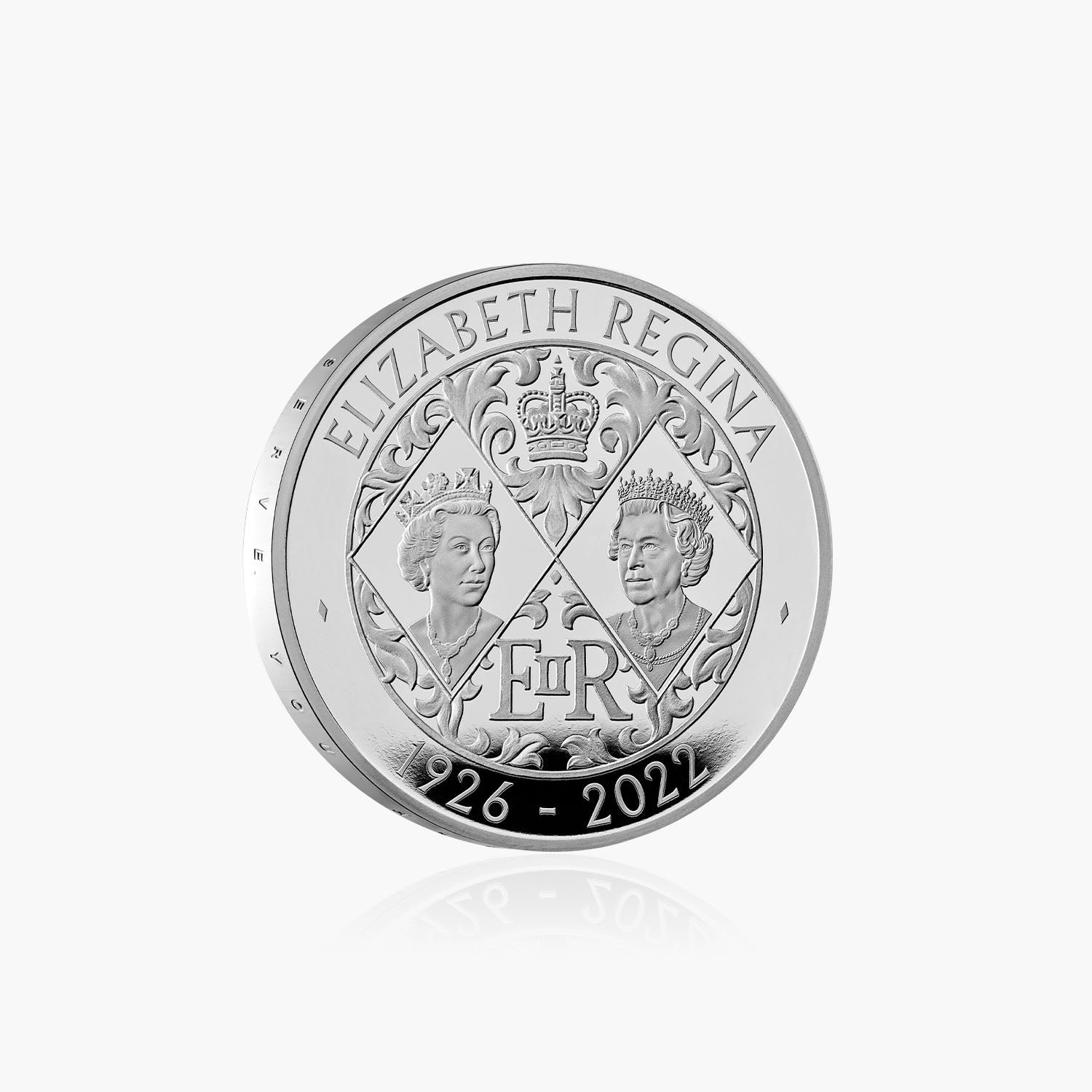 Her Majesty Queen Elizabeth II 2022 £5 Silver Piedfort Coin - King Charles III first portrait