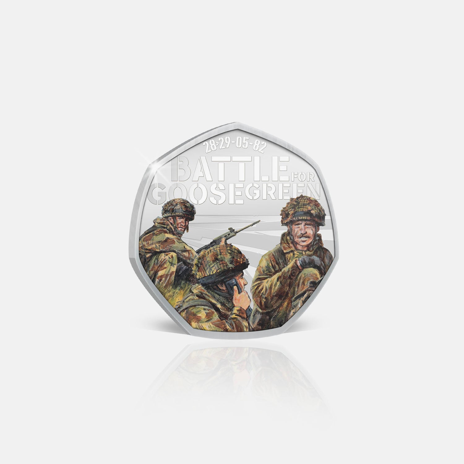 Goose Green in Coin Holder