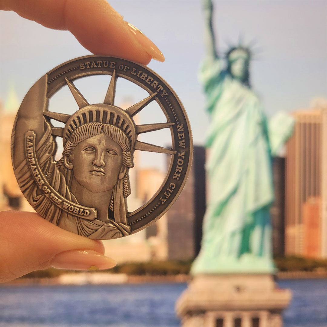 Landmarks of the World - Statue of Liberty Coin