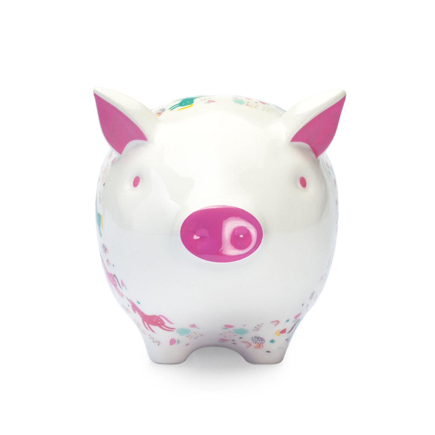 Tilly Pig - Unicorn & Rainbows  Piggy Bank