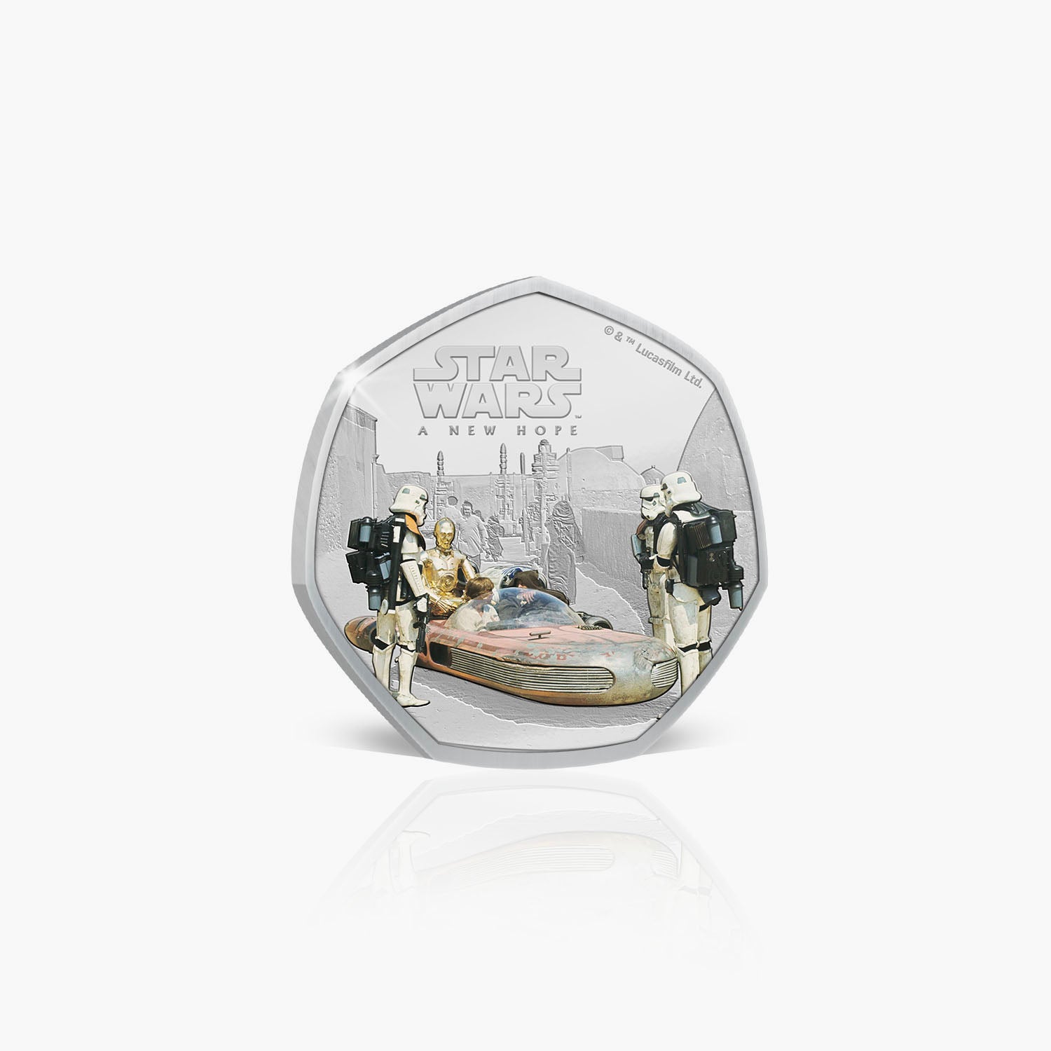 A New Hope - Jedi Mind Trick Silver Plated Coin