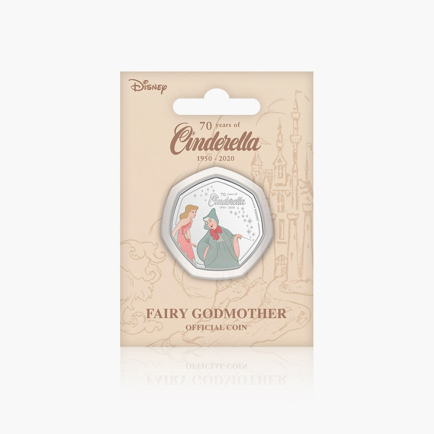 Fairy Godmother Silver Plated Coin
