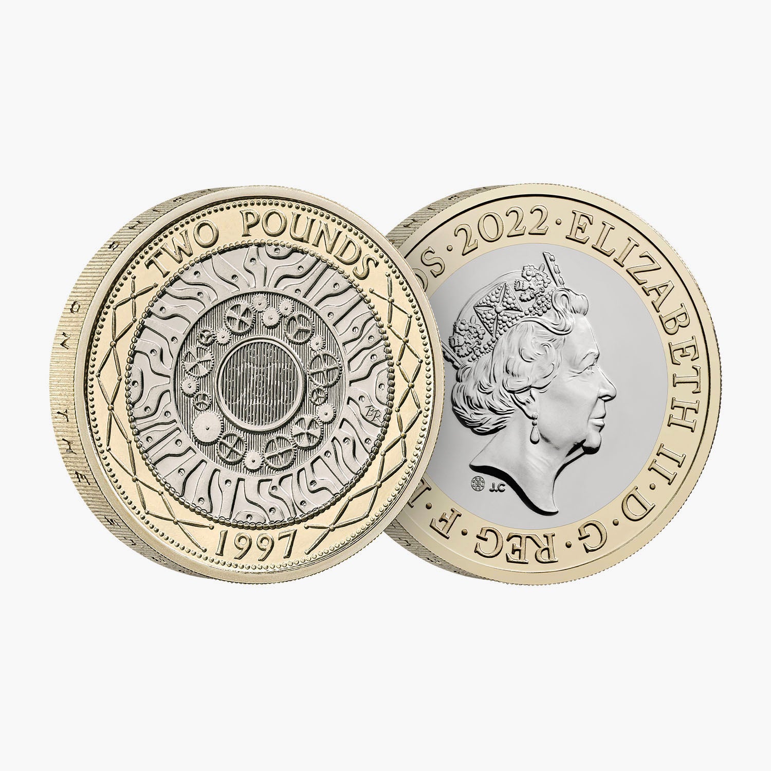 2022 英国ポンド 2 ブリリアント未流通コインの 25 周年を祝う