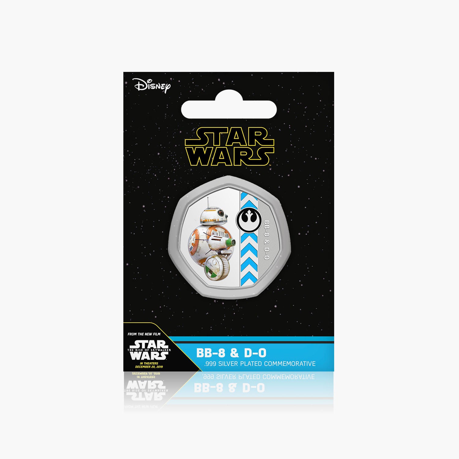 BB-8 & D-O Silver-Plated Commemorative