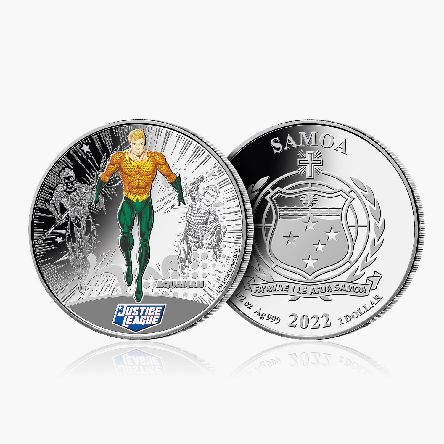 Justice League - Aquaman 1/2oz Silver Coin